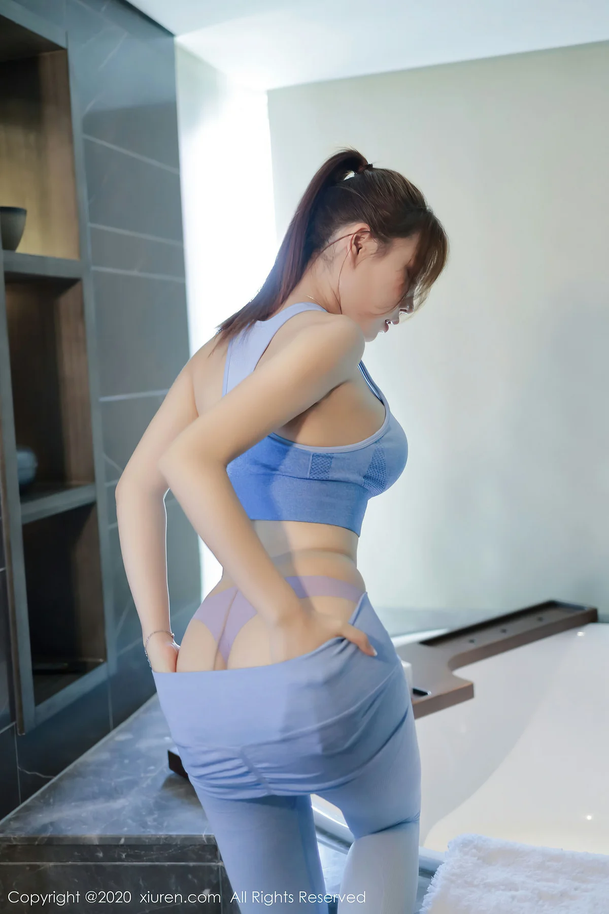 XiuRen 秀人 No.2391 健身房主题 芝芝booty 健身美女 - 25