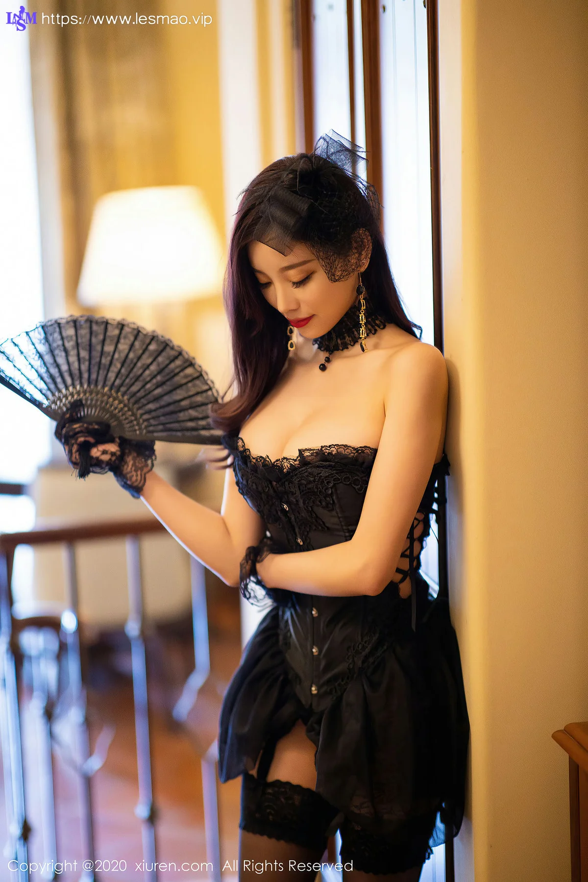 XiuRen 秀人 No.2400 黑色主题诱惑女神 杨晨晨sugar - 23