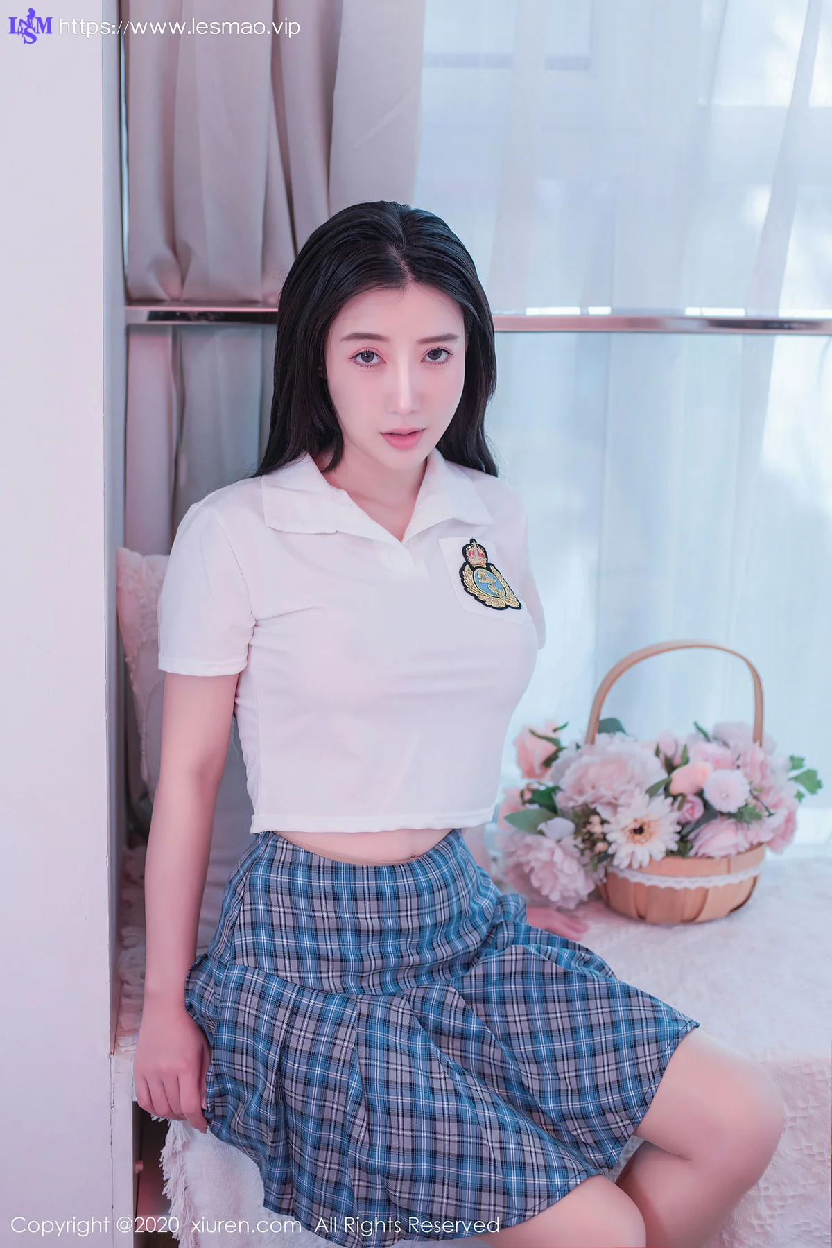 XiuRen 秀人 No.2412  美腿制服 陈梦babe 首套写真 - 48