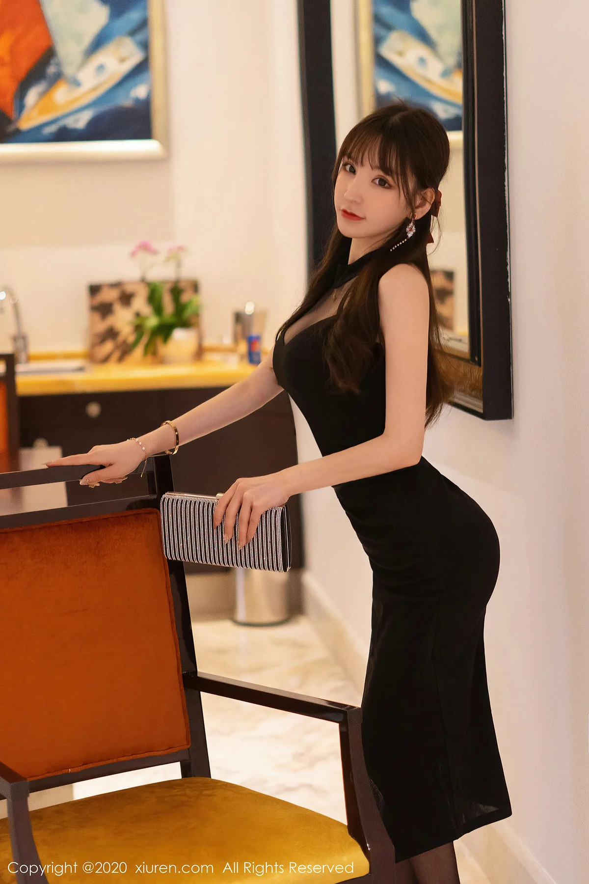 XiuRen 秀人 No.2418  周于希sandy 猩红内衣极致黑丝 三亚旅拍 - 57