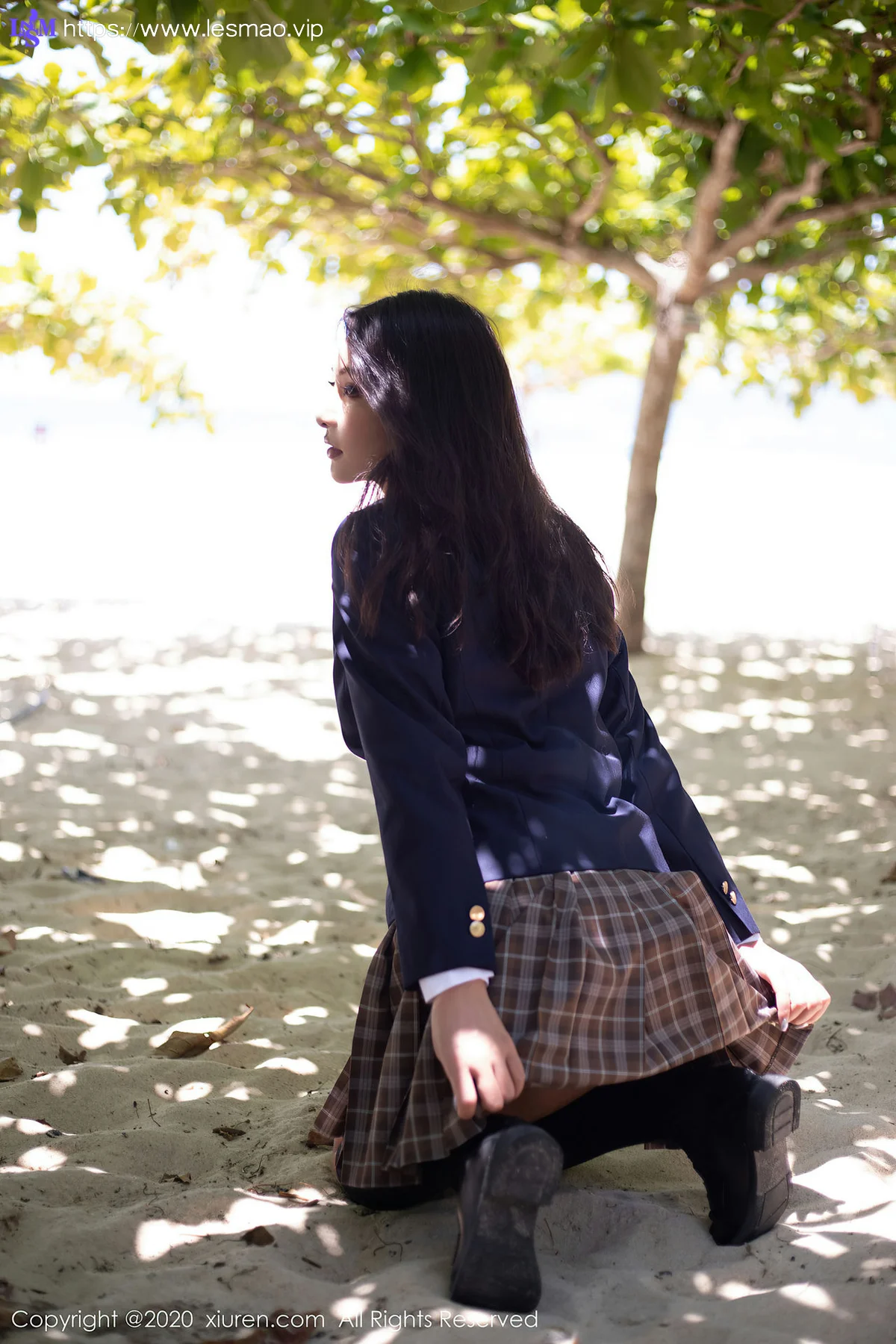 XiuRen 秀人 No.2447  顾奈奈 jk制服 海边泳衣 - 24