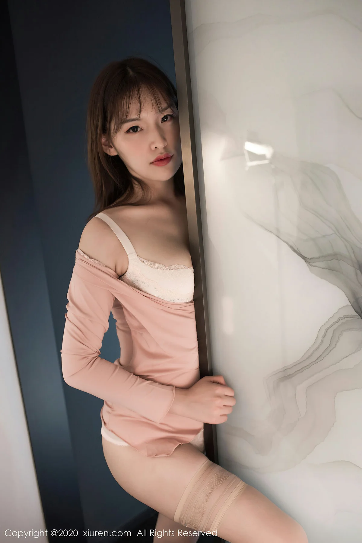 XiuRen 秀人 No.2481  范小宣fancy 诱惑肤白透视连体袜 - 42