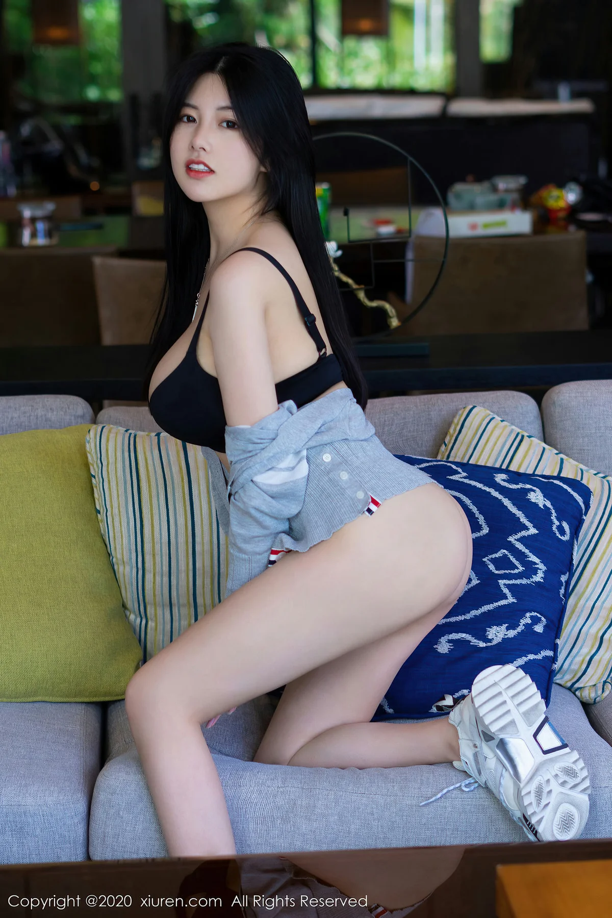 XiuRen 秀人 No.2508 学院风校服  娜露selena 三亚旅拍 - 27