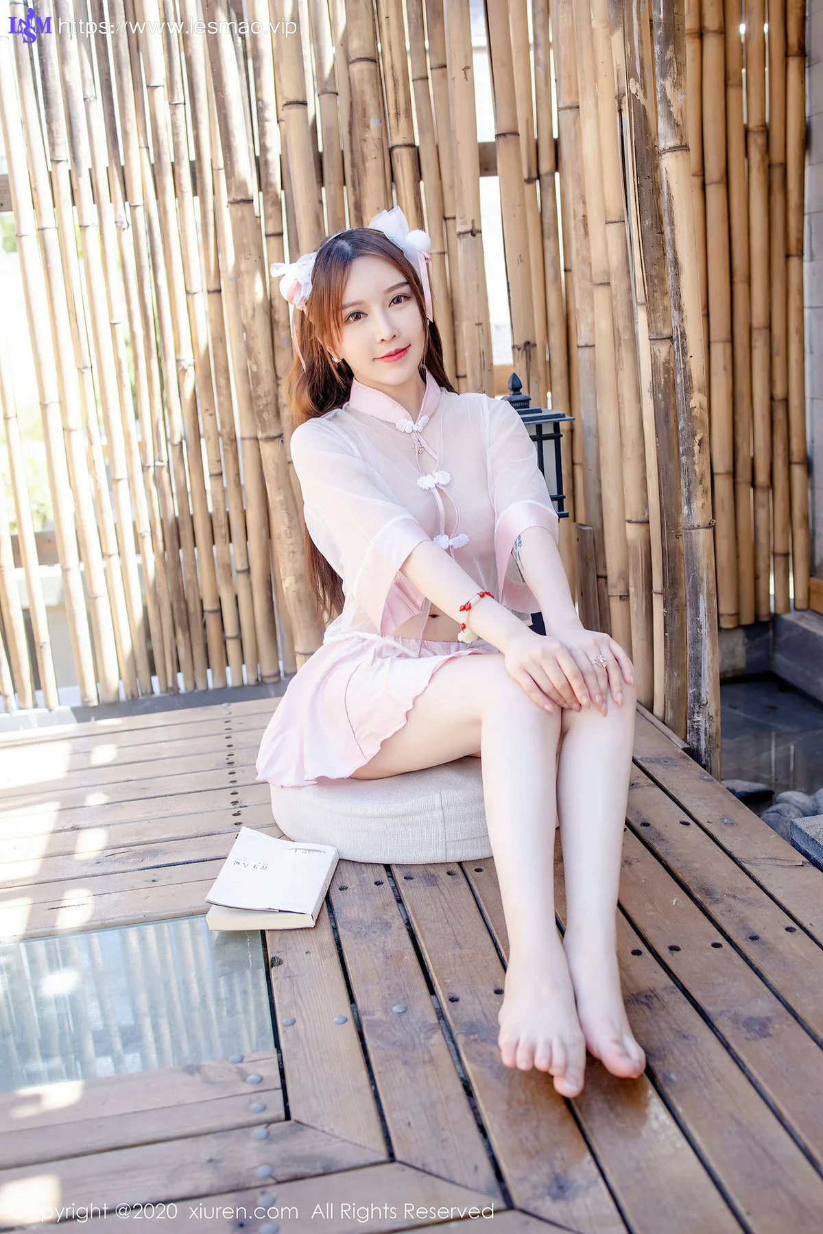 XiuRen 秀人 No.2510  透视中式粉服饰主题 玉兔miki - 27