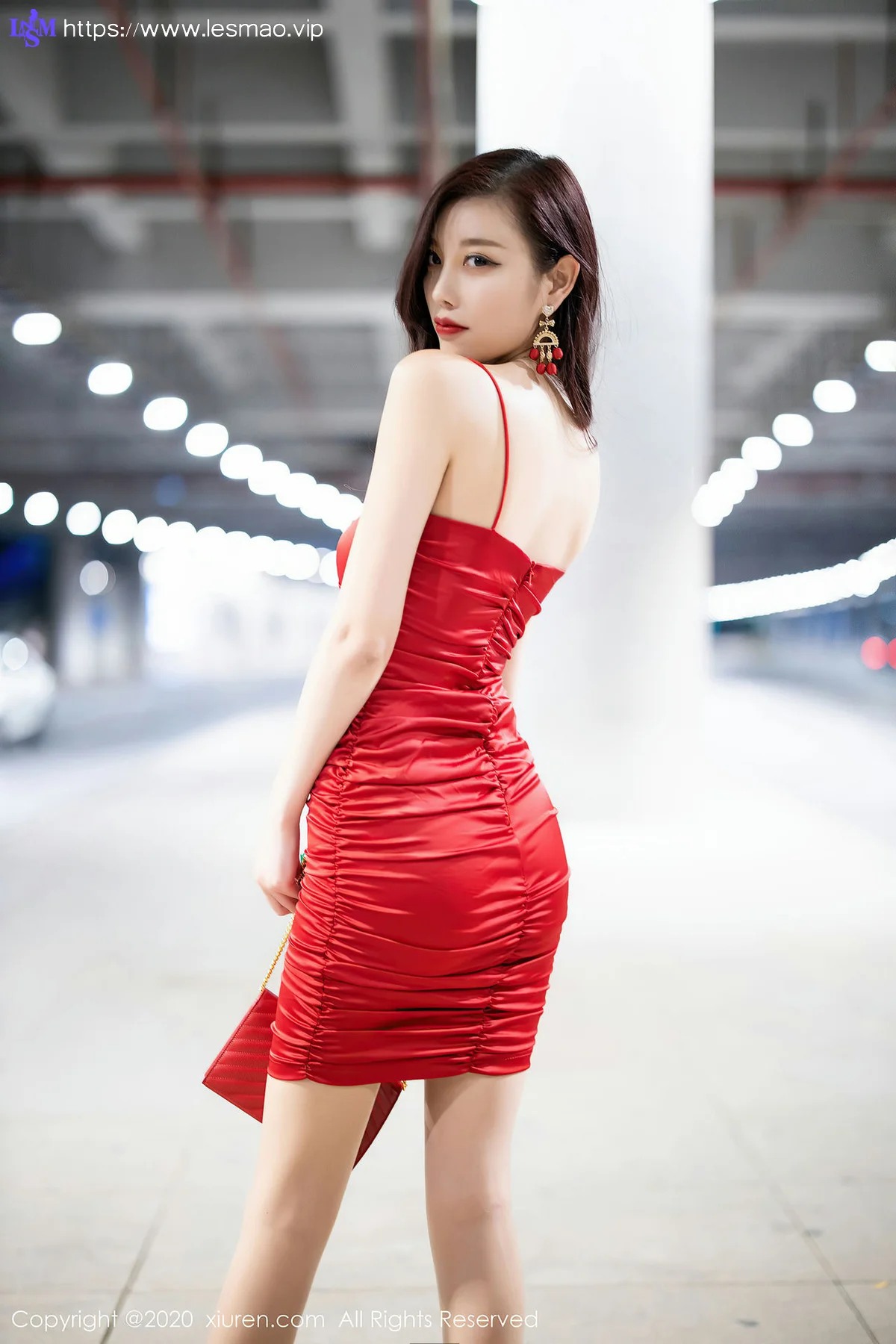 XiuRen 秀人 No.2514 性感红裙 杨晨晨 - 110