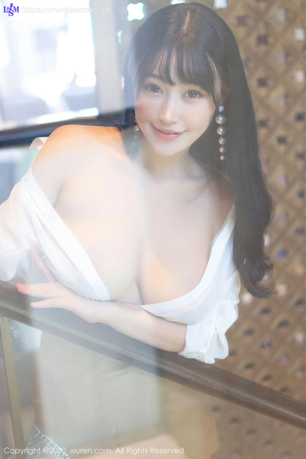 XiuRen 秀人 No.2519  白衬衫和皮裤 朱可儿 - 17