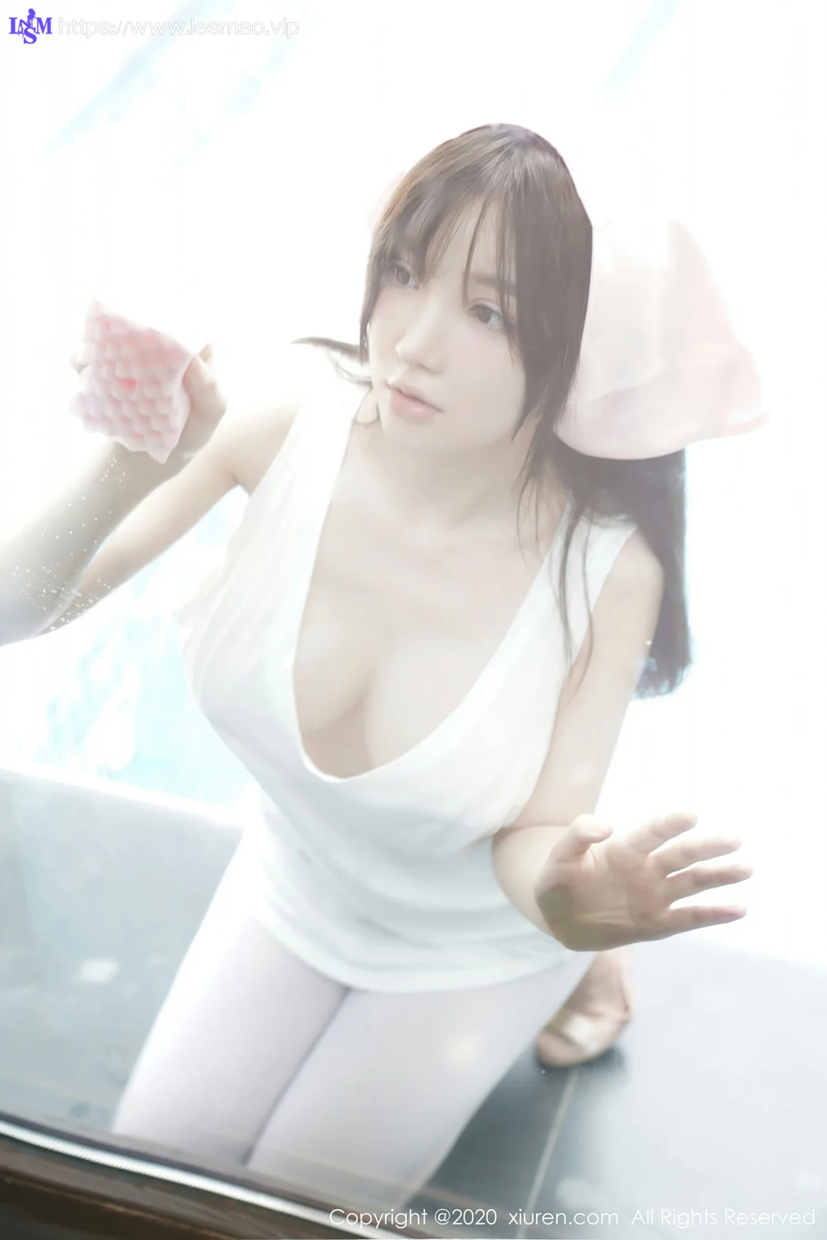XiuRen 秀人 No.2557  家政主题诱惑 糯美子mini 女仆制服 - 60