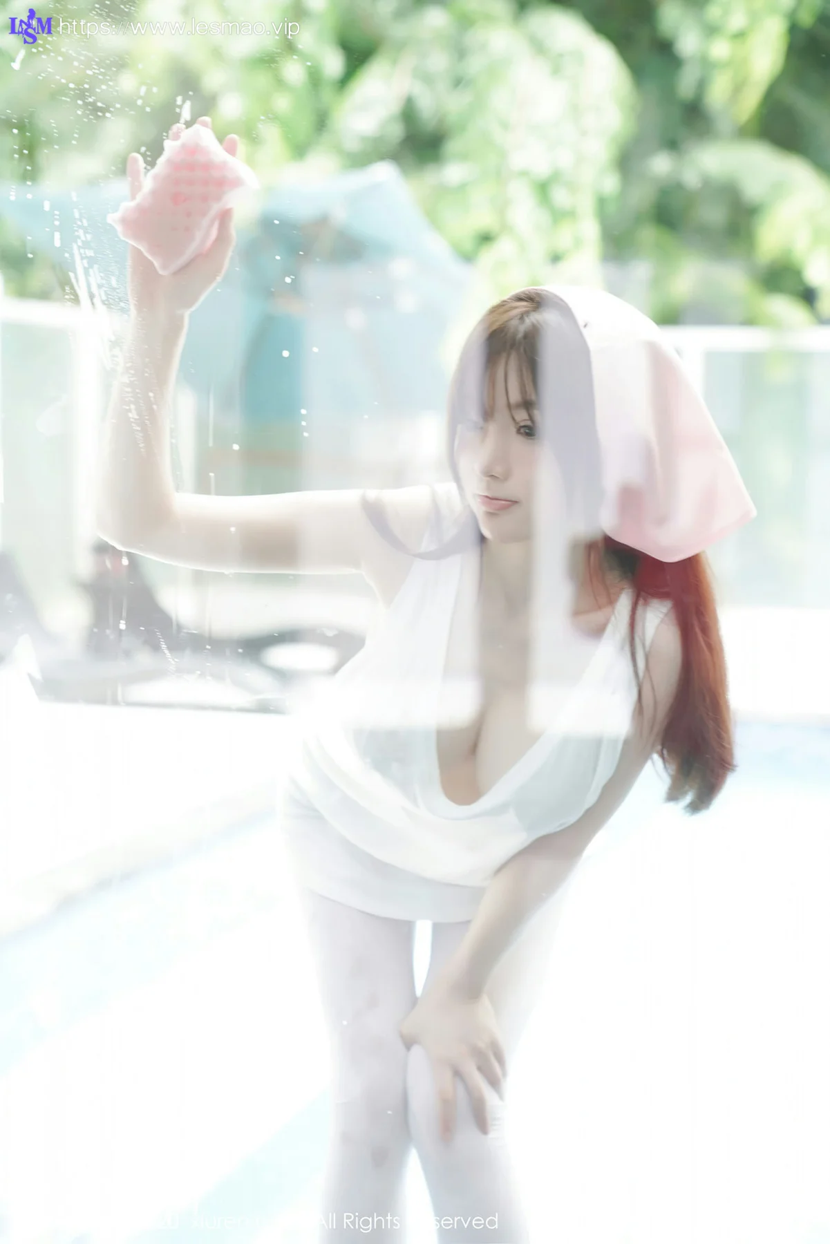 XiuRen 秀人 No.2557  家政主题诱惑 糯美子mini 女仆制服 - 66