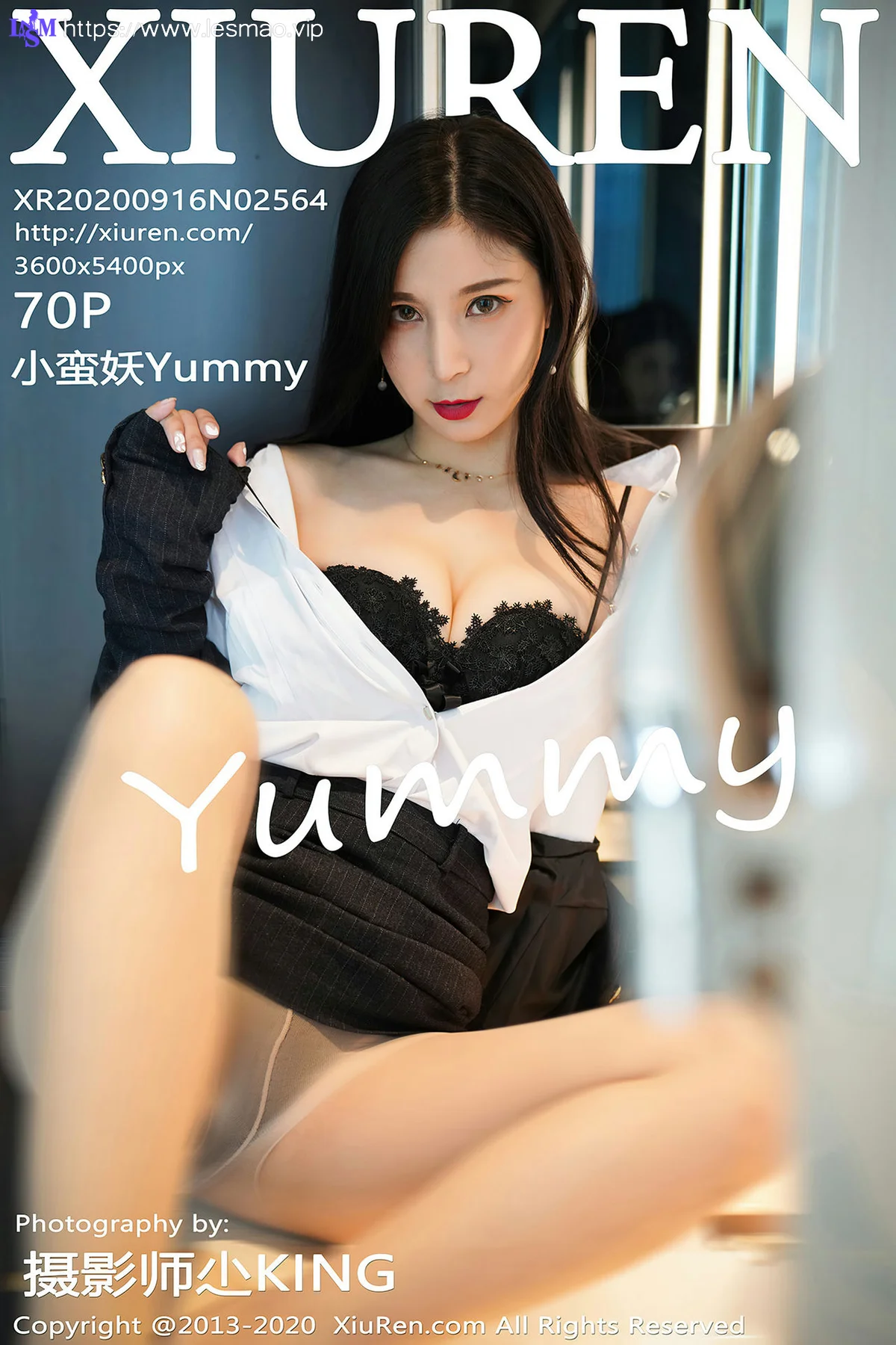 XiuRen 秀人 No.2564  小蛮妖yummy 职场白衬衫黑短裙 - 71