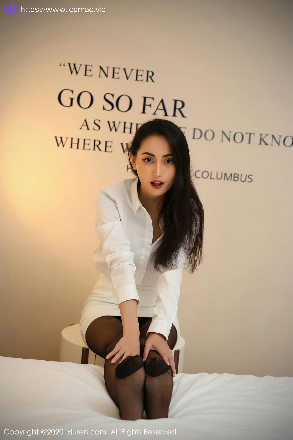 XiuRen 秀人 No.2569  陈舒羽 白衬衫黑丝 - 12