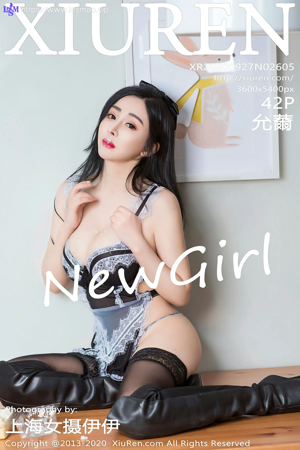 XiuRen 秀人 No.2605   f杯美女 允爾  新人模特 - 43