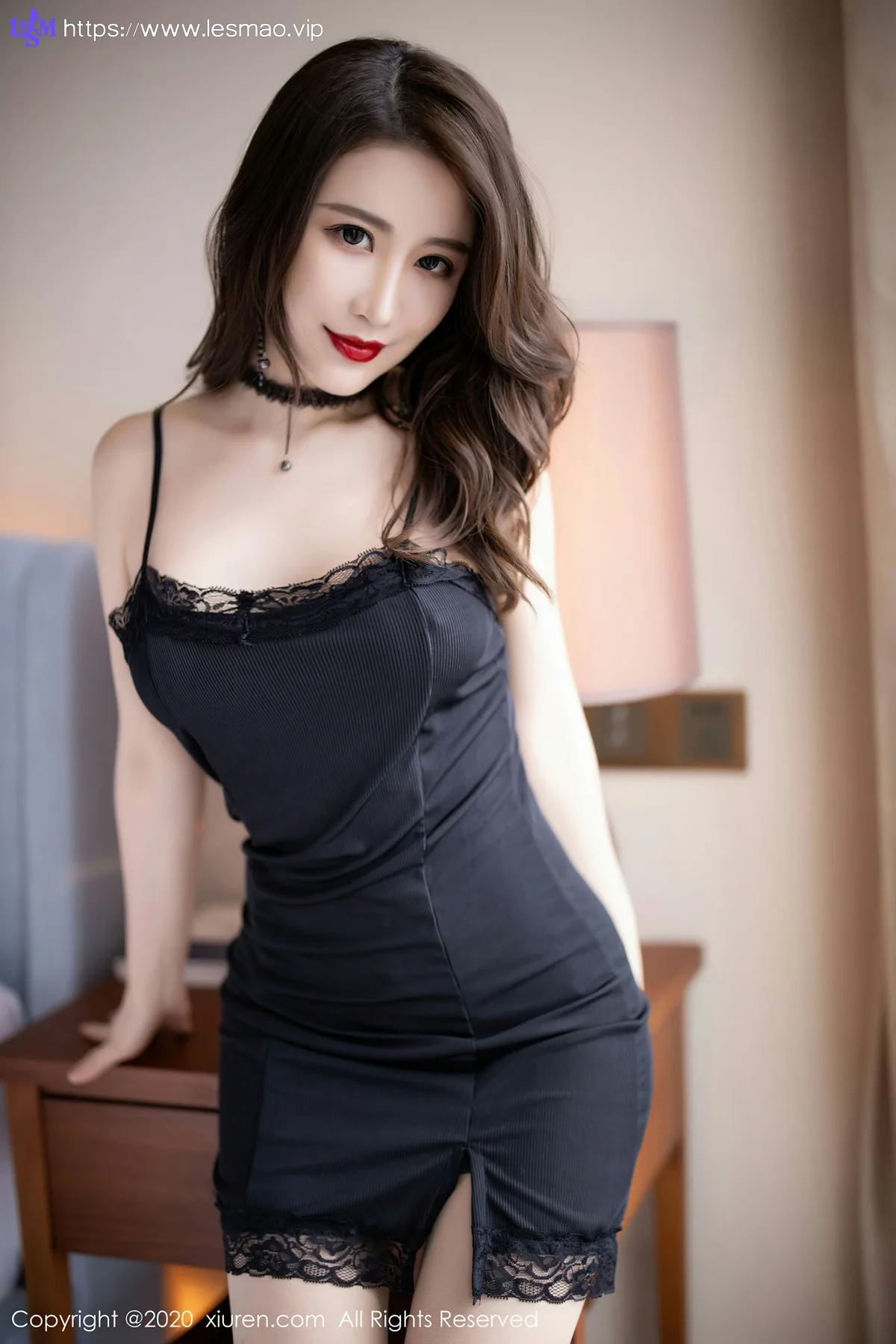 XiuRen 秀人 No.2620  绯月樱 黑色蕾丝丝袜美腿 - 16