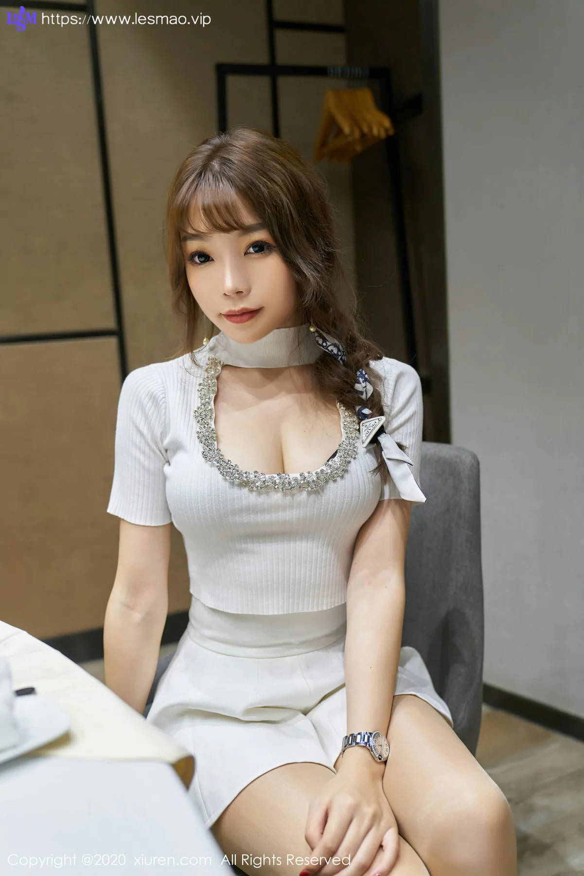 XiuRen 秀人 No.2621  芝芝 性感肉丝主题 - 52