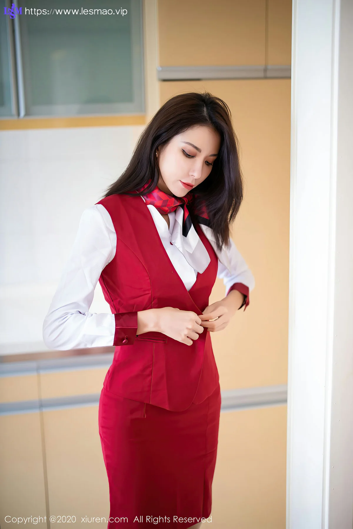 XiuRen 秀人 No.2640  carry 空乘制服 - 11
