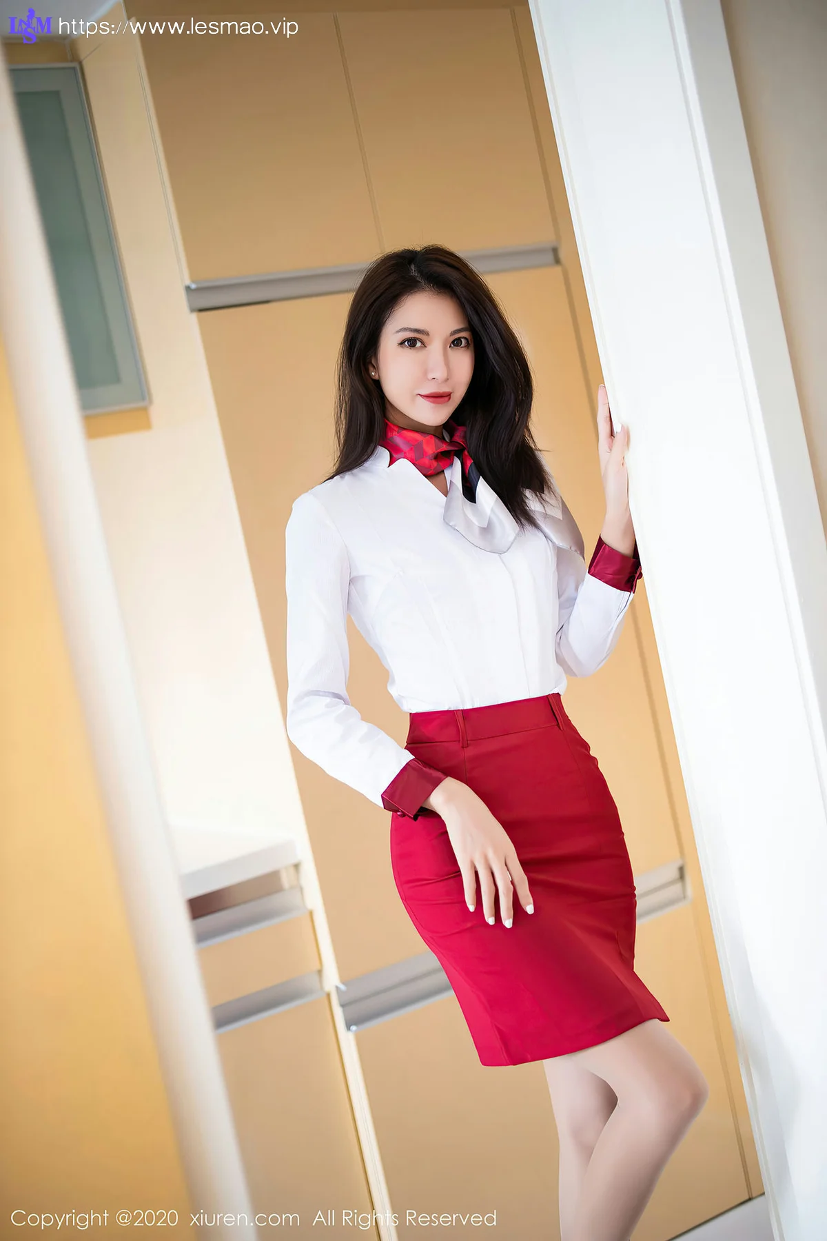 XiuRen 秀人 No.2640  carry 空乘制服 - 16