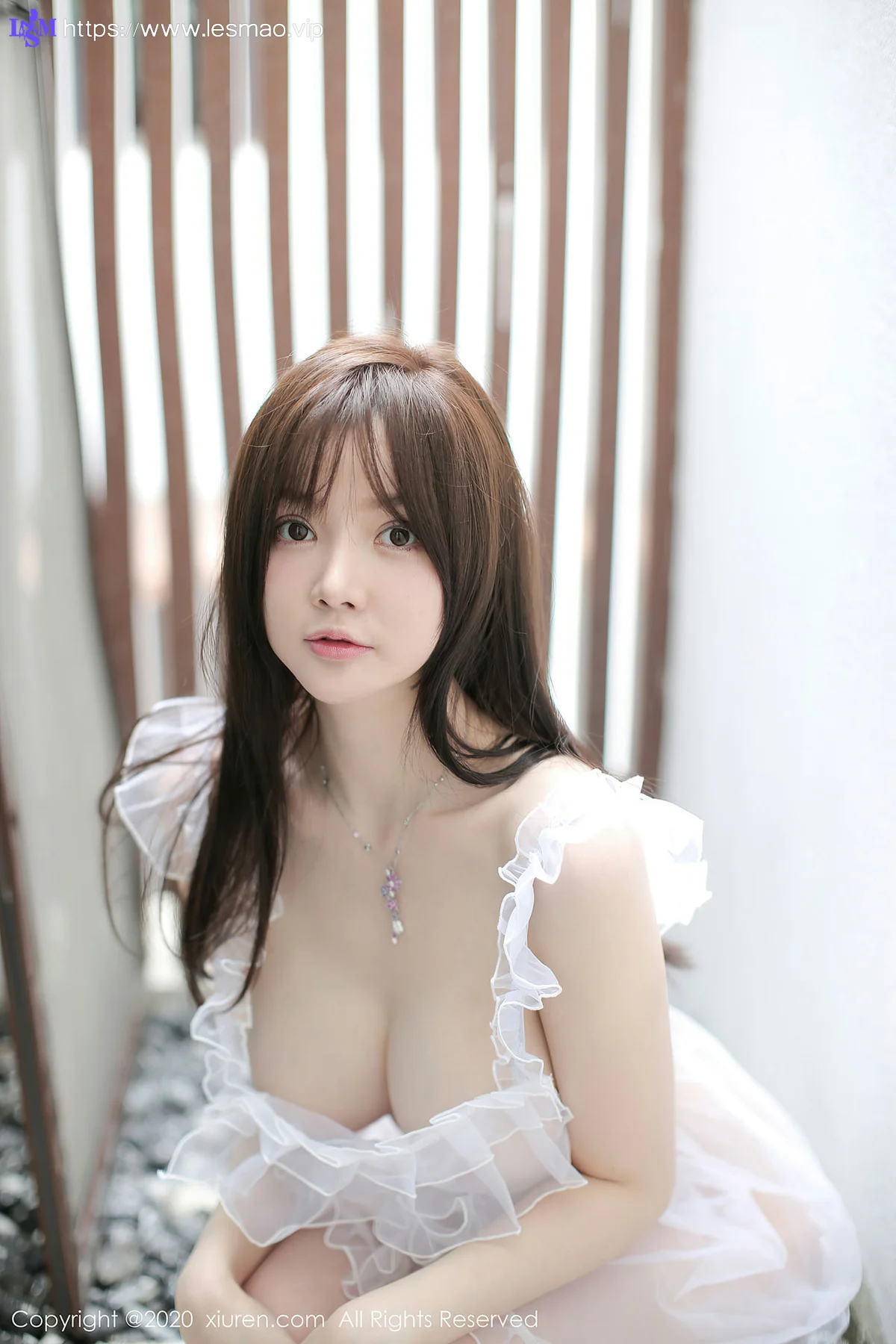 XiuRen 秀人 No.2660  糯美子 轻薄白色透视服饰 - 11