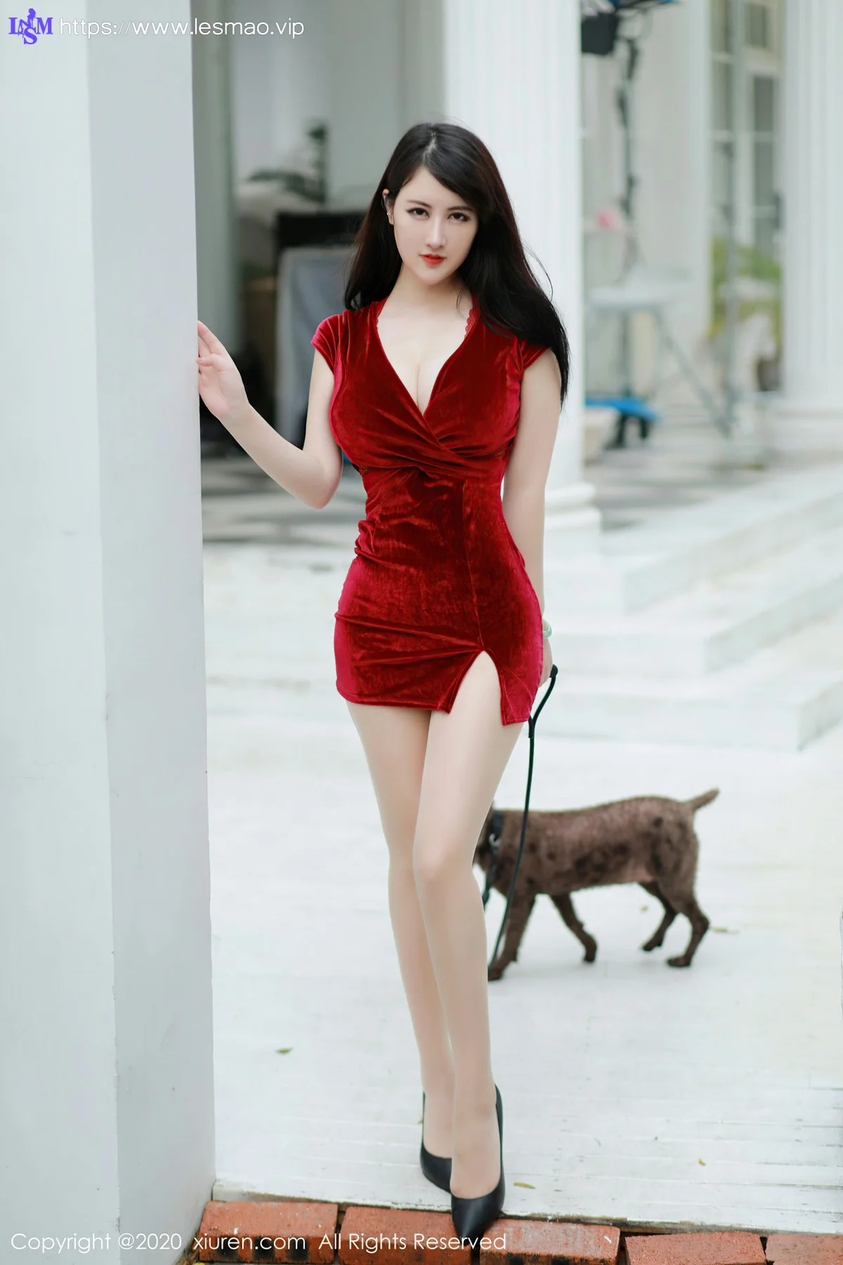 XiuRen 秀人 No.2672  高跟户外 诗诗kiki 朦胧丝袜 - 18