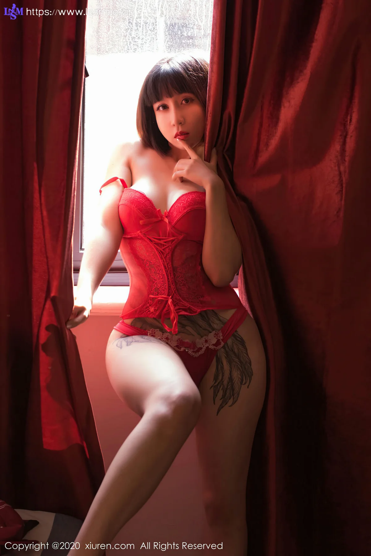 XiuRen 秀人 No.2674  安妮斯朵拉 第四弹 妩媚堕落天使旗袍装 - 58