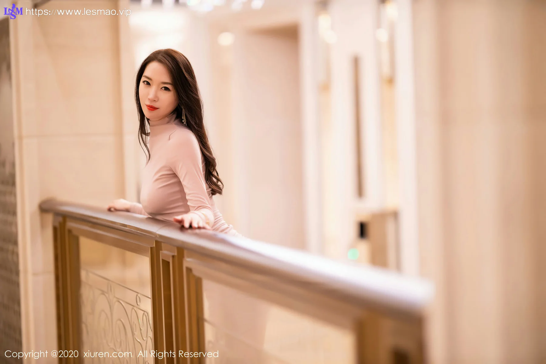XiuRen 秀人 No.2677  梦心月 粉色礼裙高挑美女 - 45