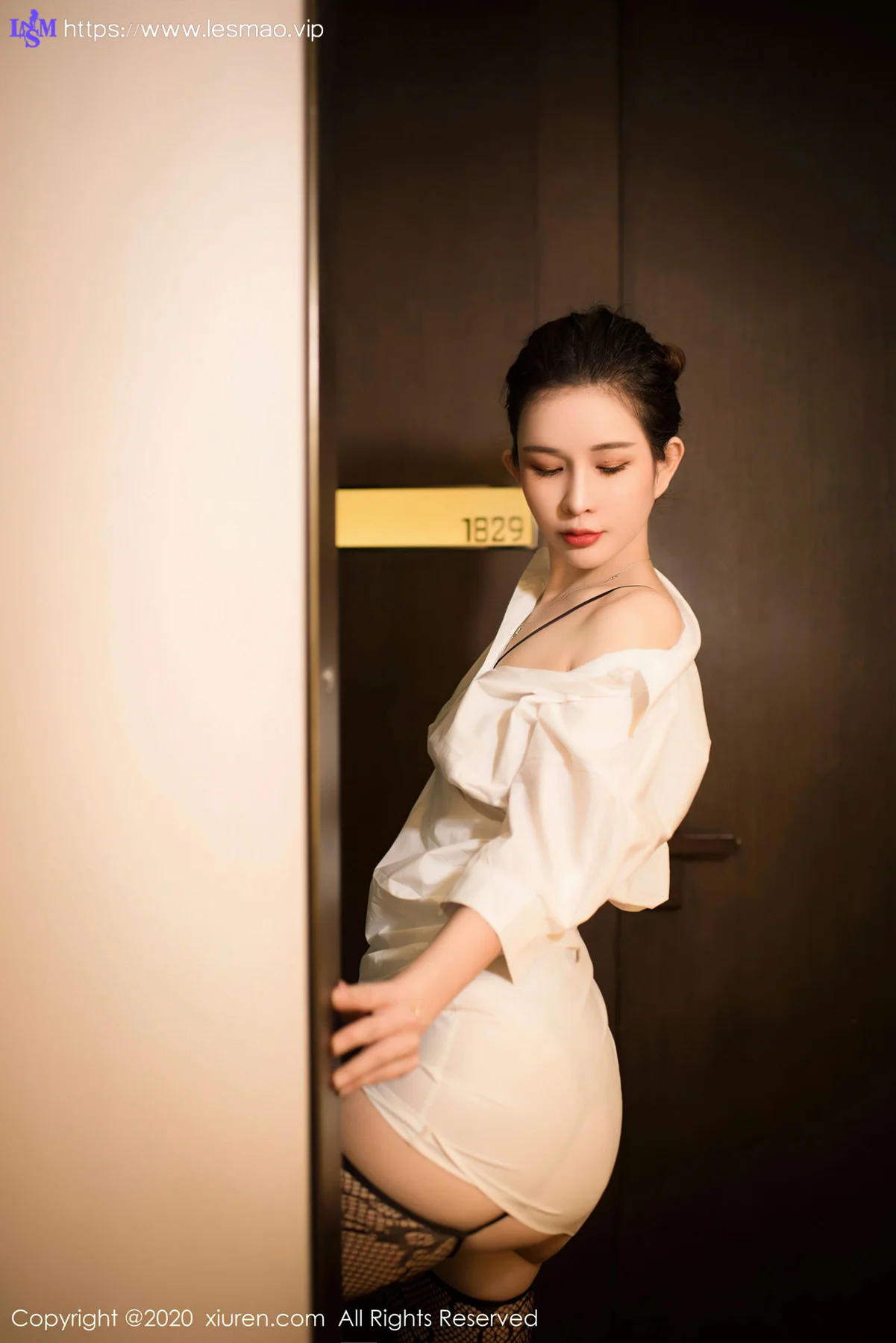 XiuRen 秀人 No.2684  酒店湿身衬衫诱惑 张雨萌 - 42