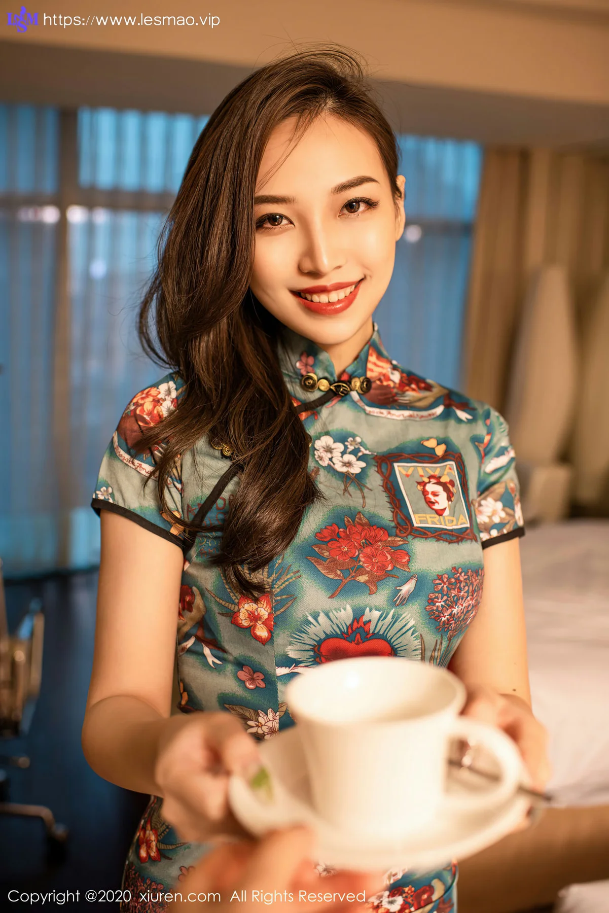 XiuRen 秀人 No.2712 主题写真旗袍 郑颖姗 - 23