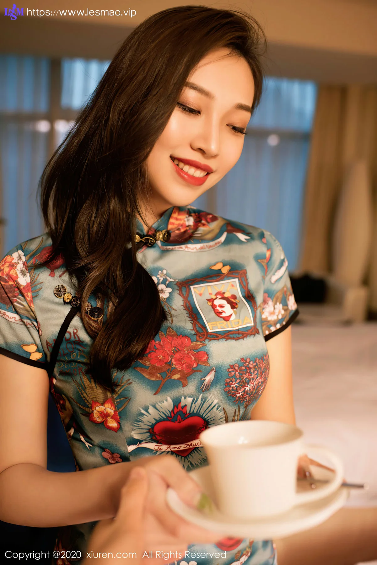 XiuRen 秀人 No.2712 主题写真旗袍 郑颖姗 - 45