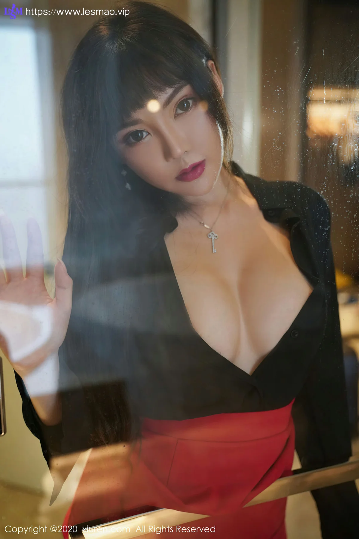 XiuRen 秀人 No.2738 魅惑制服  萌汉药 黑丝主题 - 19