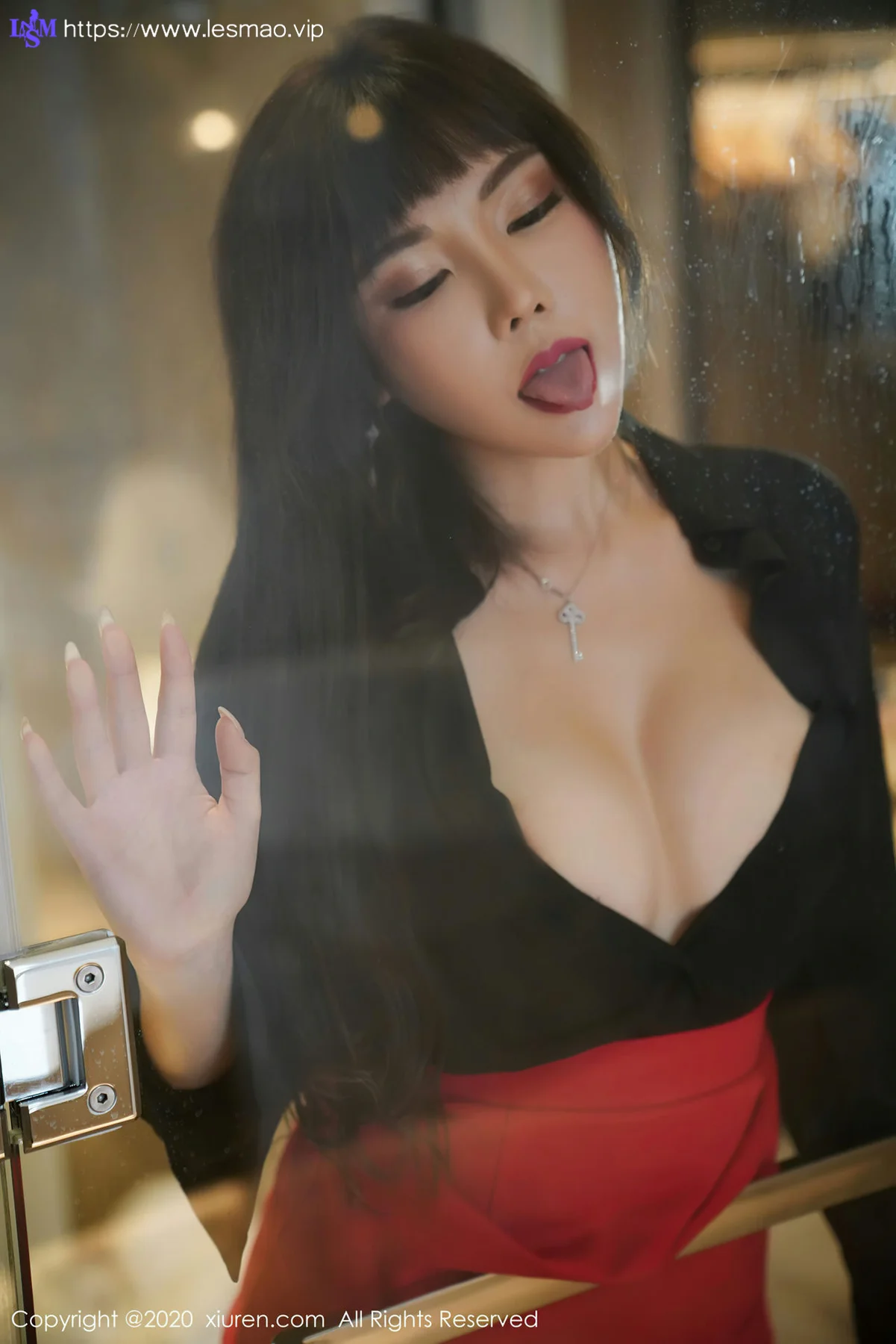 XiuRen 秀人 No.2738 魅惑制服  萌汉药 黑丝主题 - 20