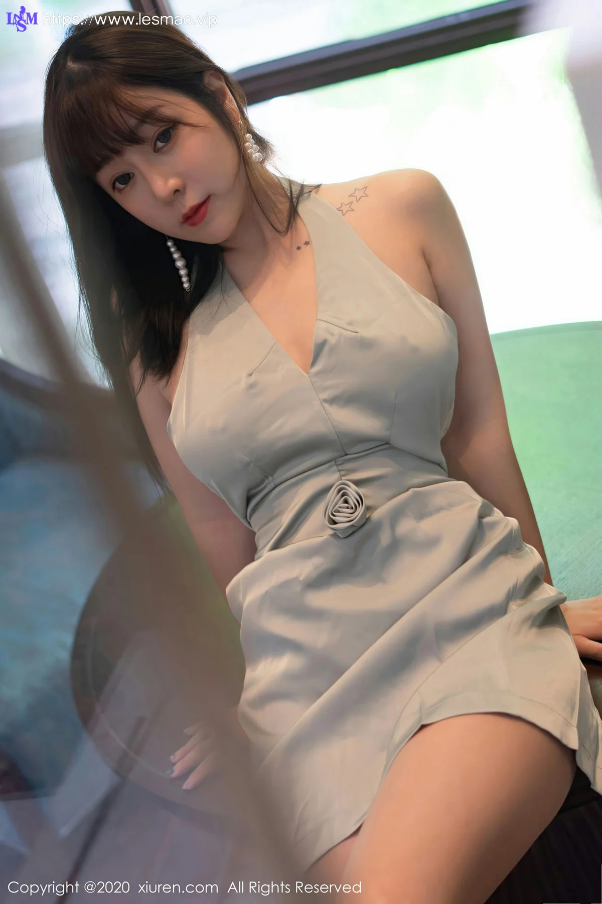 XiuRen 秀人 No.2740  王雨纯 典雅吊裙和朦胧丝袜 - 47