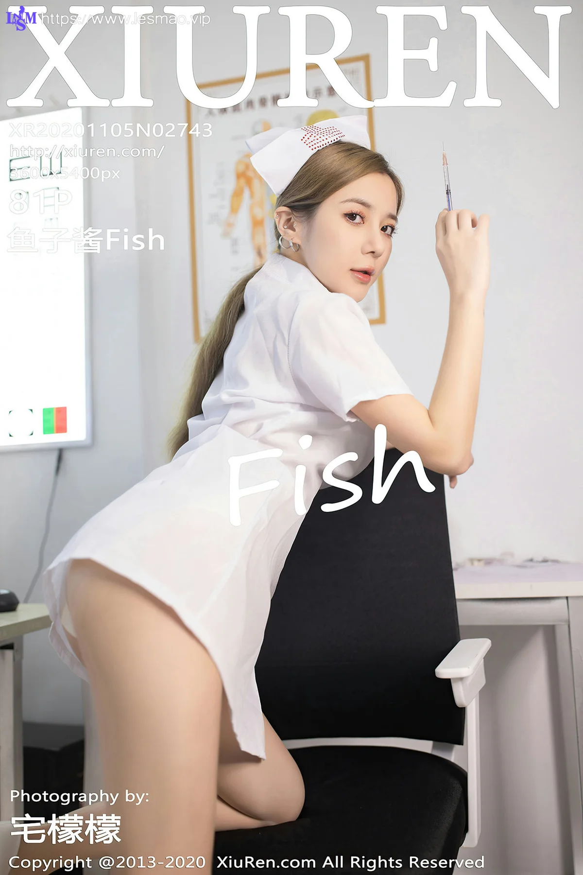 XiuRen 秀人 No.2743  科室场景护士制服 鱼子酱fish - 82