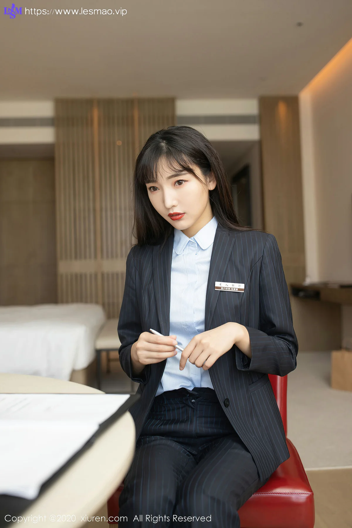 XiuRen 秀人 No.2829  陆萱萱 银行经理制服主题 - 13