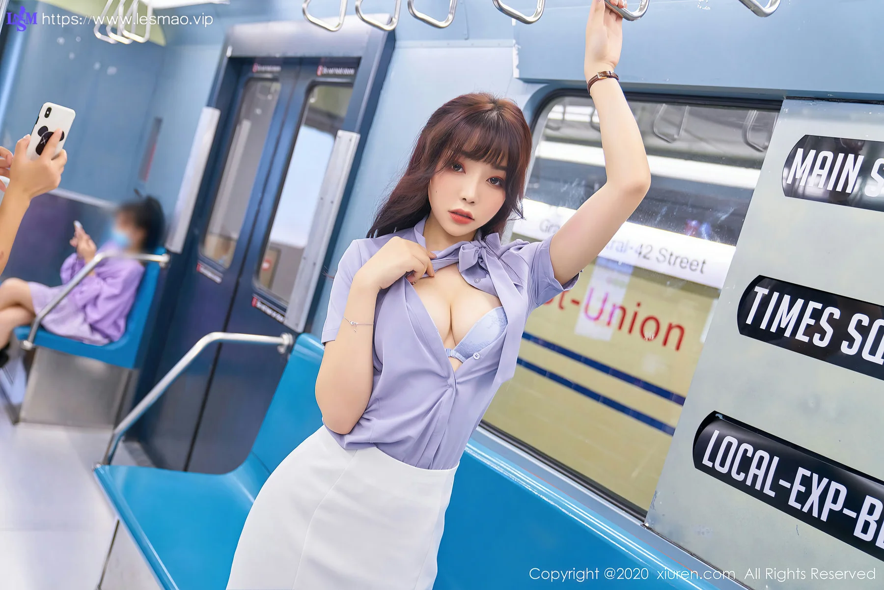 XiuRen 秀人 No.2834  地铁情景系列 芝芝 - 39