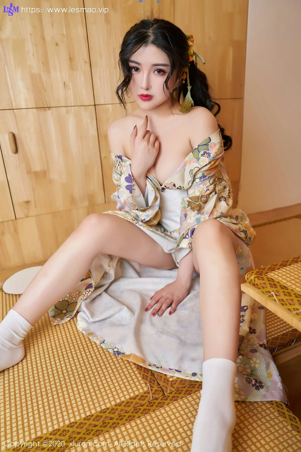 XiuRen 秀人 No.2853  色彩艳丽和服 韩静安 - 54