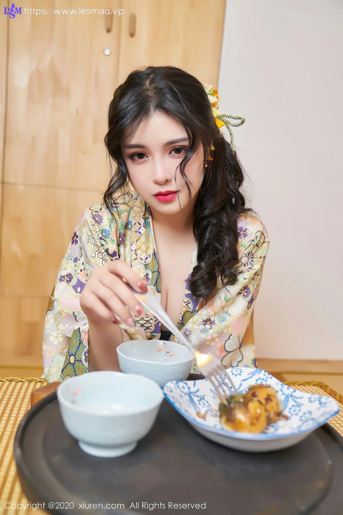 XiuRen 秀人 No.2853  色彩艳丽和服 韩静安 - 57