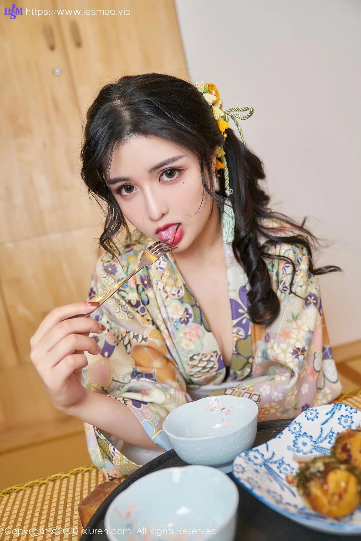 XiuRen 秀人 No.2853  色彩艳丽和服 韩静安 - 58