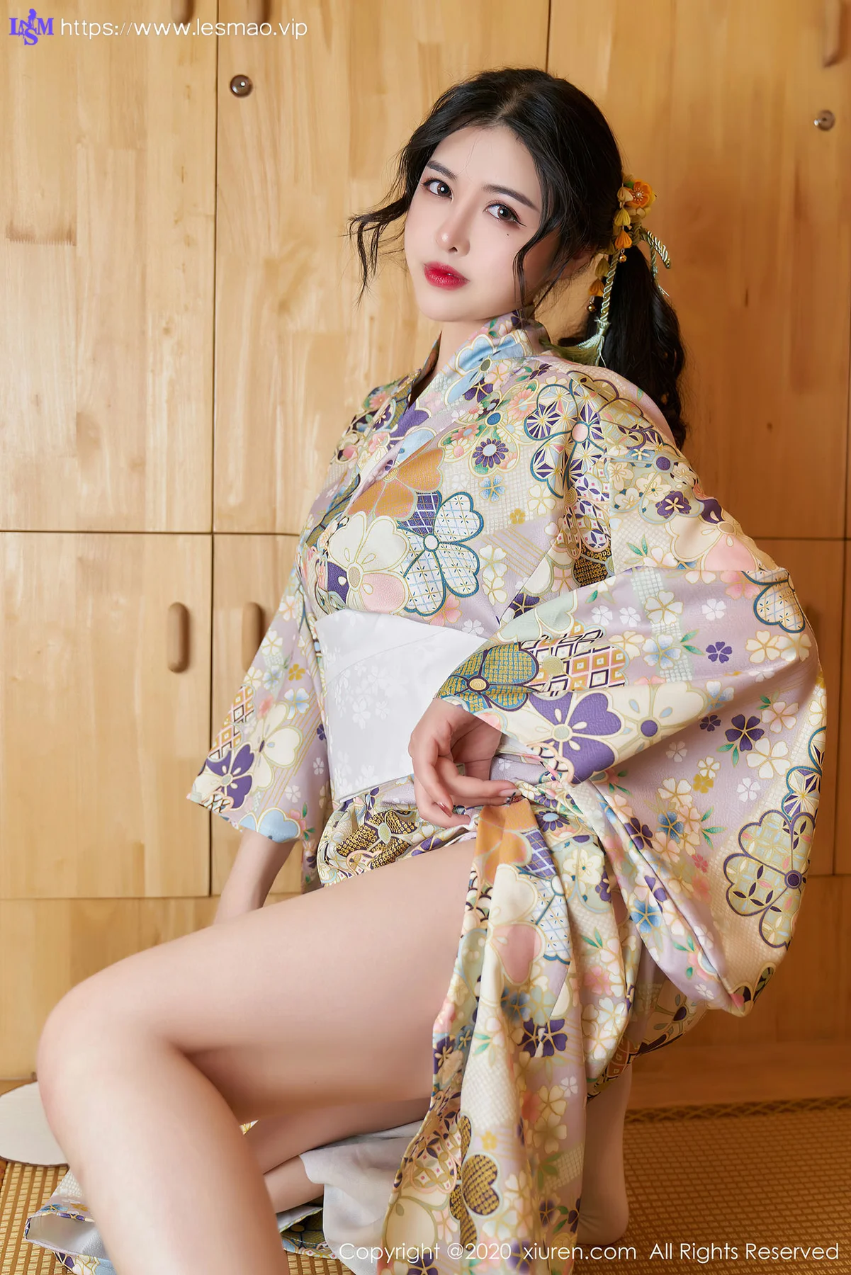 XiuRen 秀人 No.2853  色彩艳丽和服 韩静安 - 65