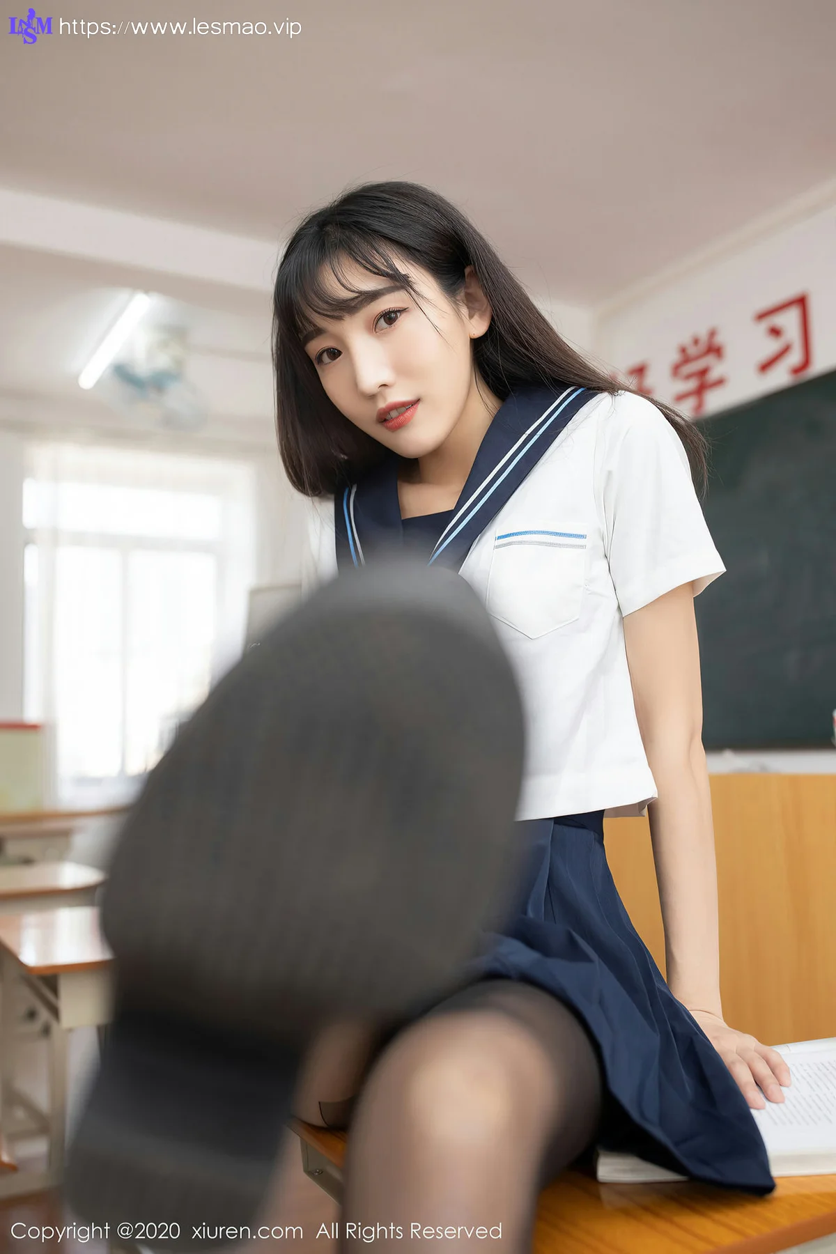 XiuRen 秀人 No.2856  逃学威龙剧情写真 陆萱萱 - 20