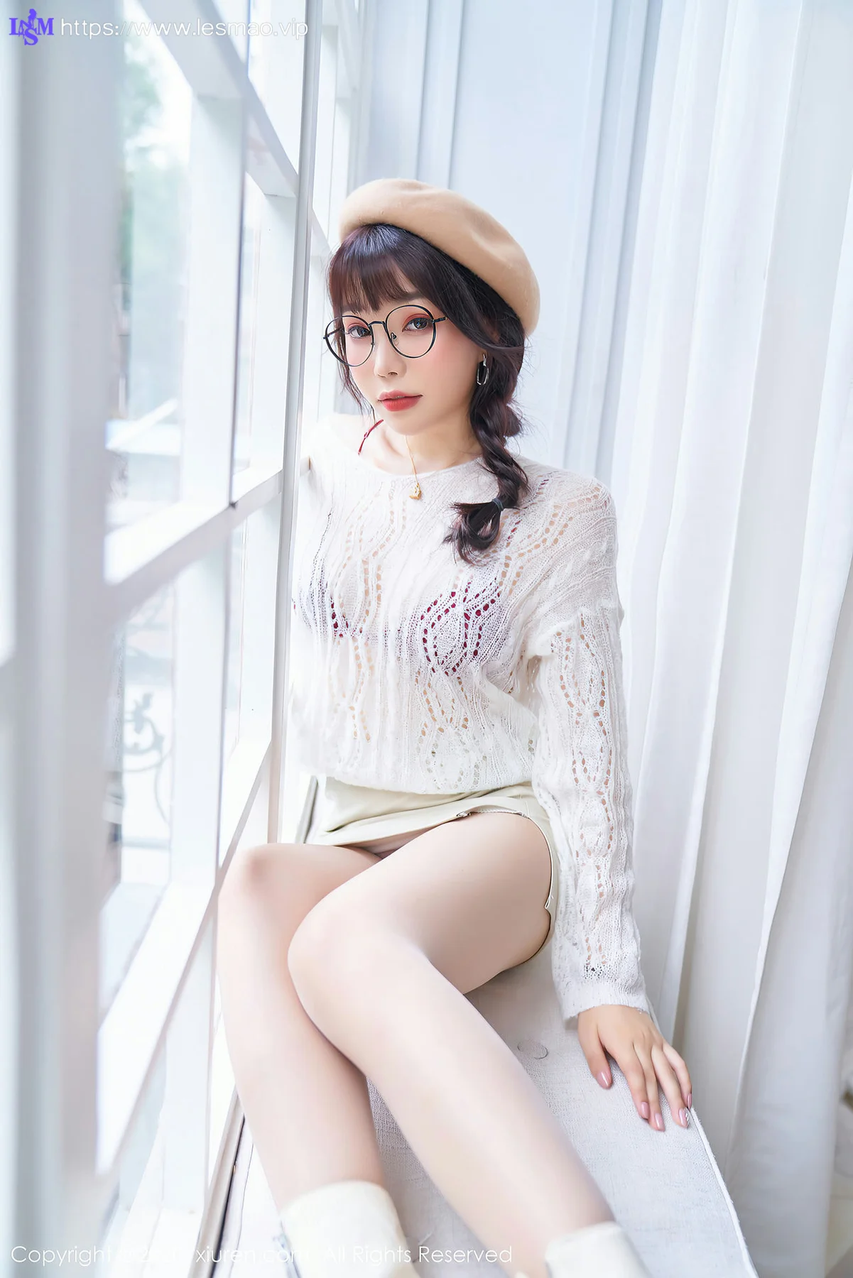 XiuRen 秀人 No.2859  眼镜ol与草帽俏皮可爱 芝芝 - 14