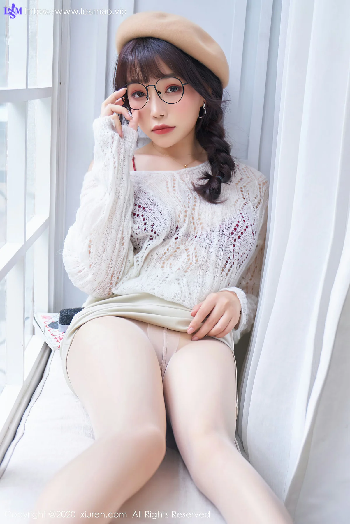 XiuRen 秀人 No.2859  眼镜ol与草帽俏皮可爱 芝芝 - 21