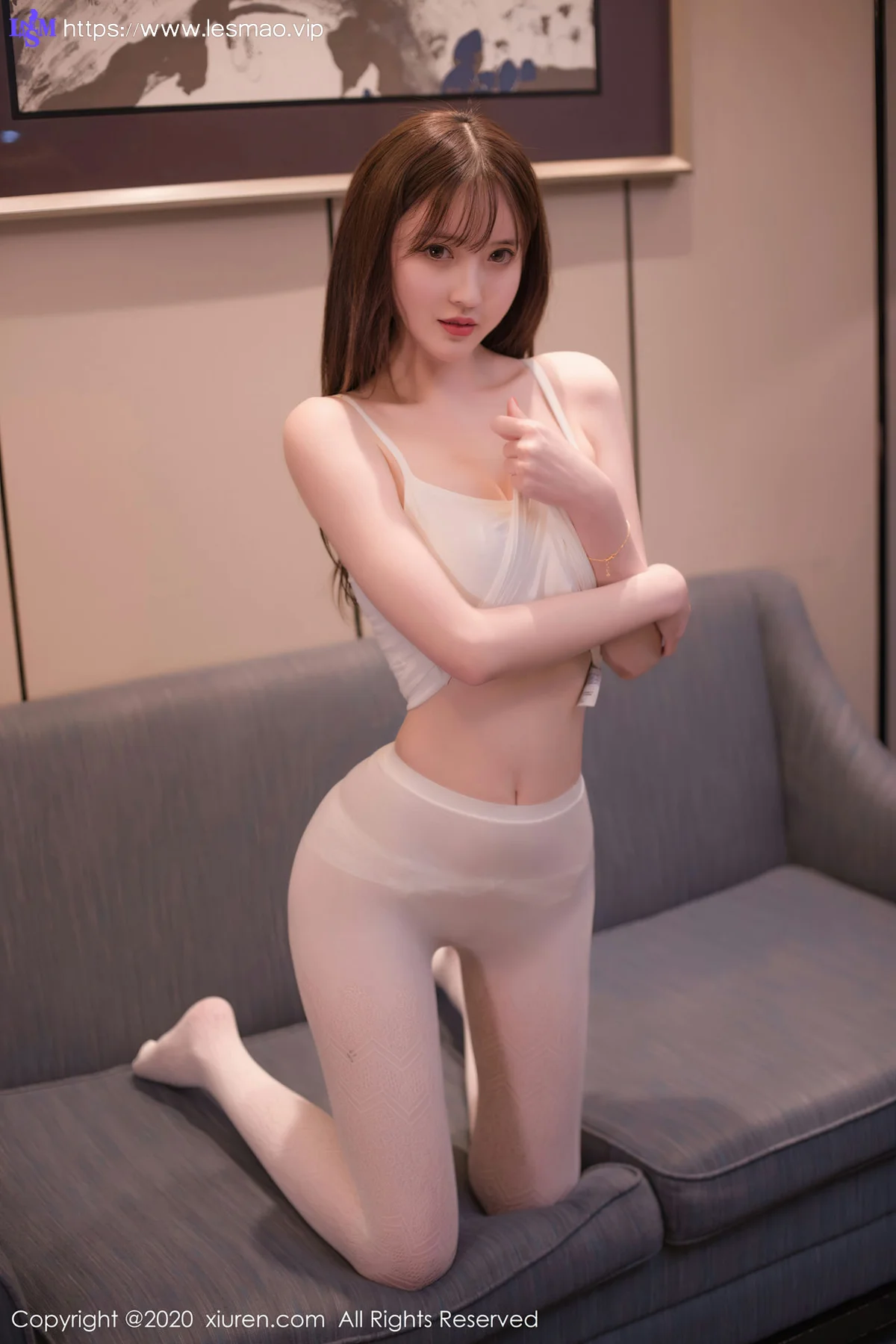 XiuRen 秀人 No.2923  A4纤细柔美腿 琳芮希 - 14