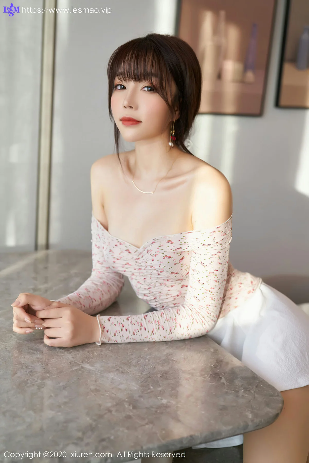 XiuRen 秀人 No.2949  超短裙草莓粉色内衣 芝芝 - 48