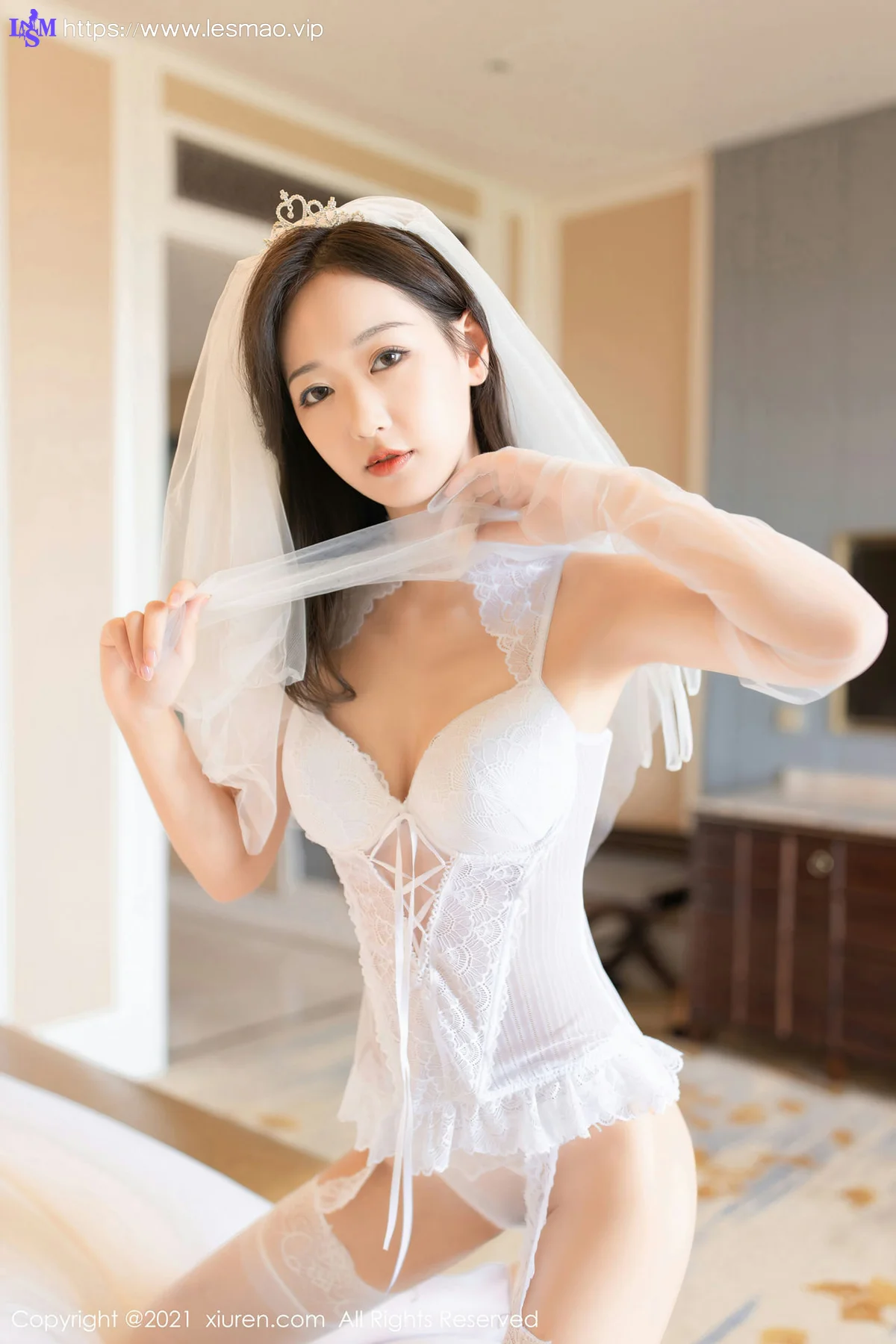 XiuRen 秀人 No.2968  唐安琪 白色婚纱主题 - 22
