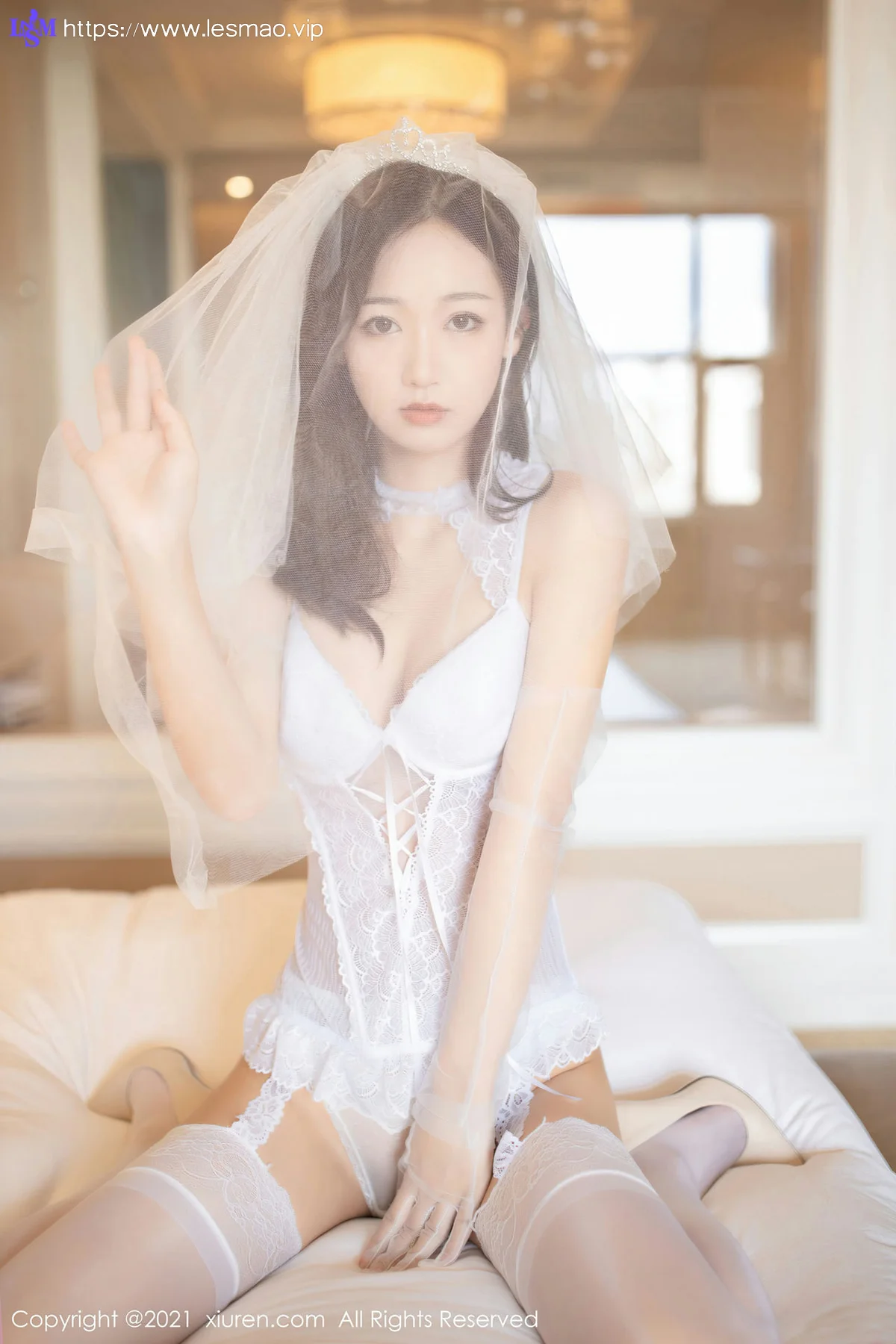 XiuRen 秀人 No.2968  唐安琪 白色婚纱主题 - 27