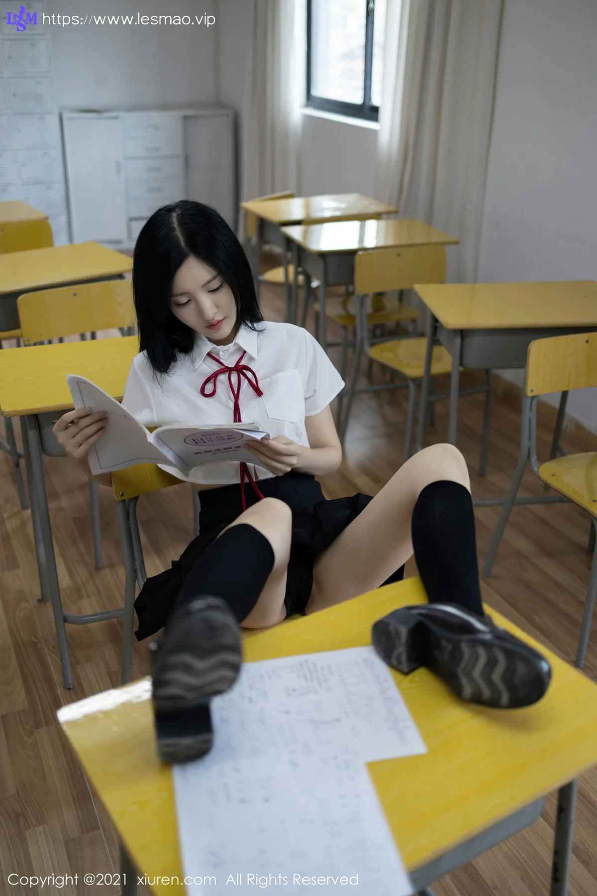 XiuRen 秀人 No.2970  真实教室场景jk制服 沈梦瑶 - 17