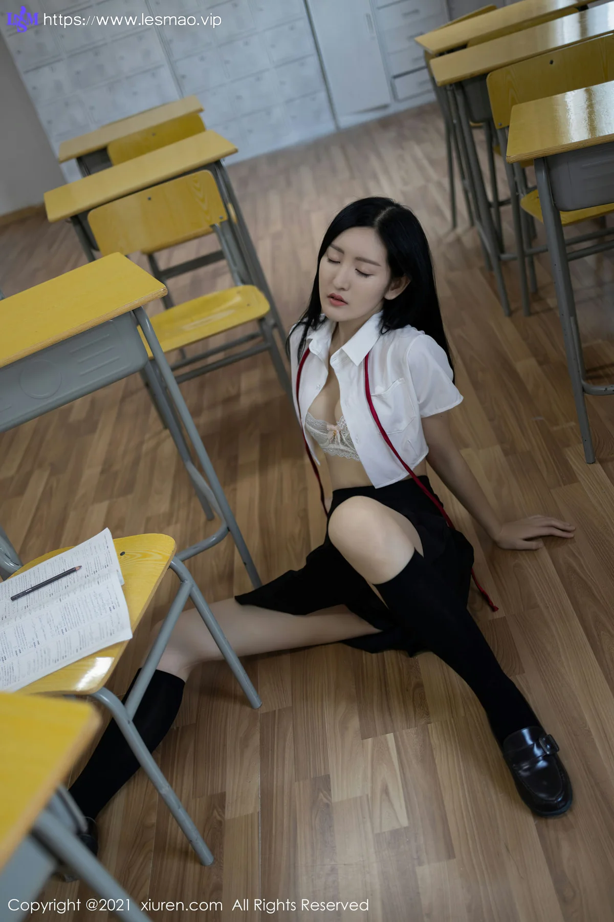 XiuRen 秀人 No.2970  真实教室场景jk制服 沈梦瑶 - 27