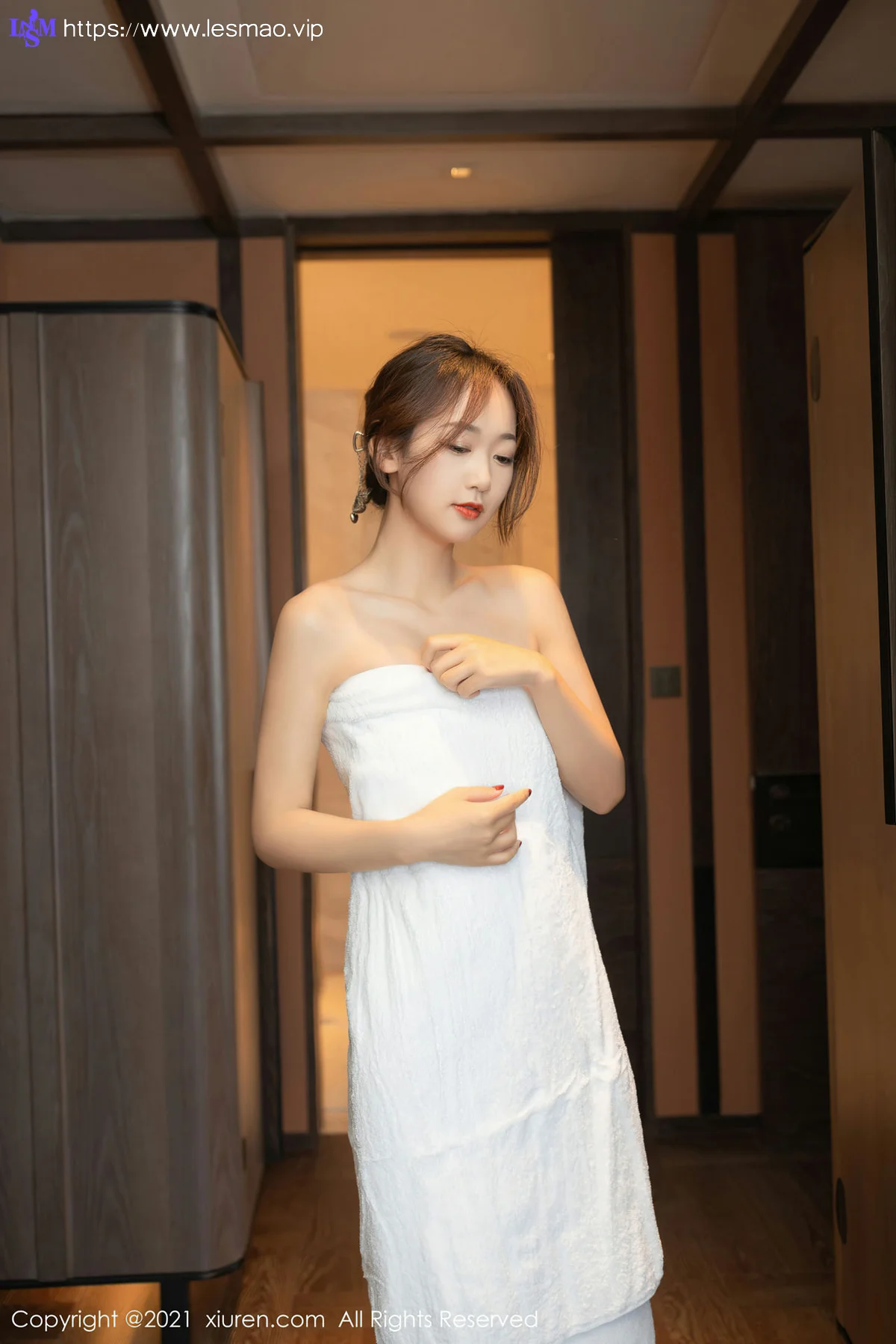 XiuRen 秀人 No.3017  妻子送酒后主题写真 唐安琪 - 61