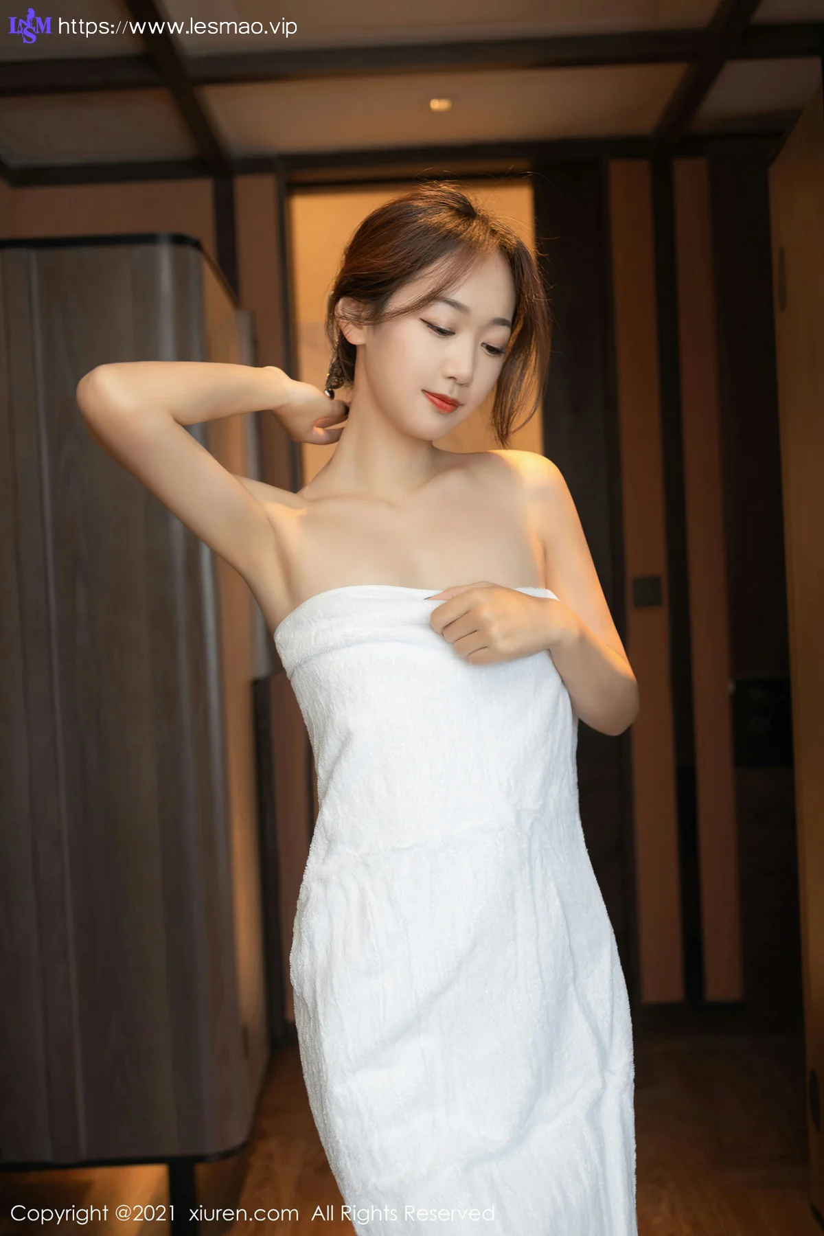 XiuRen 秀人 No.3017  妻子送酒后主题写真 唐安琪 - 64