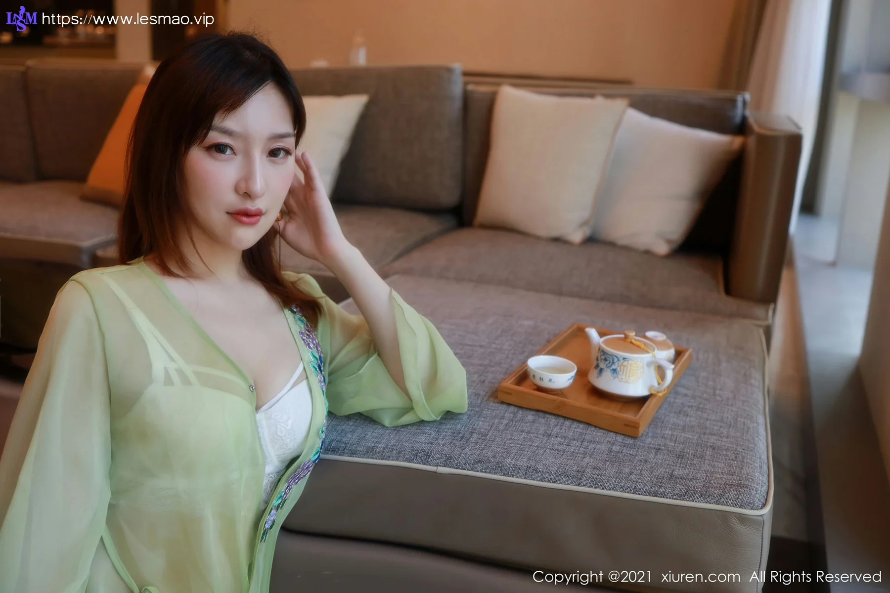 XiuRen 秀人 No.3029  茶艺玉足主题写真 小萱nacay - 33