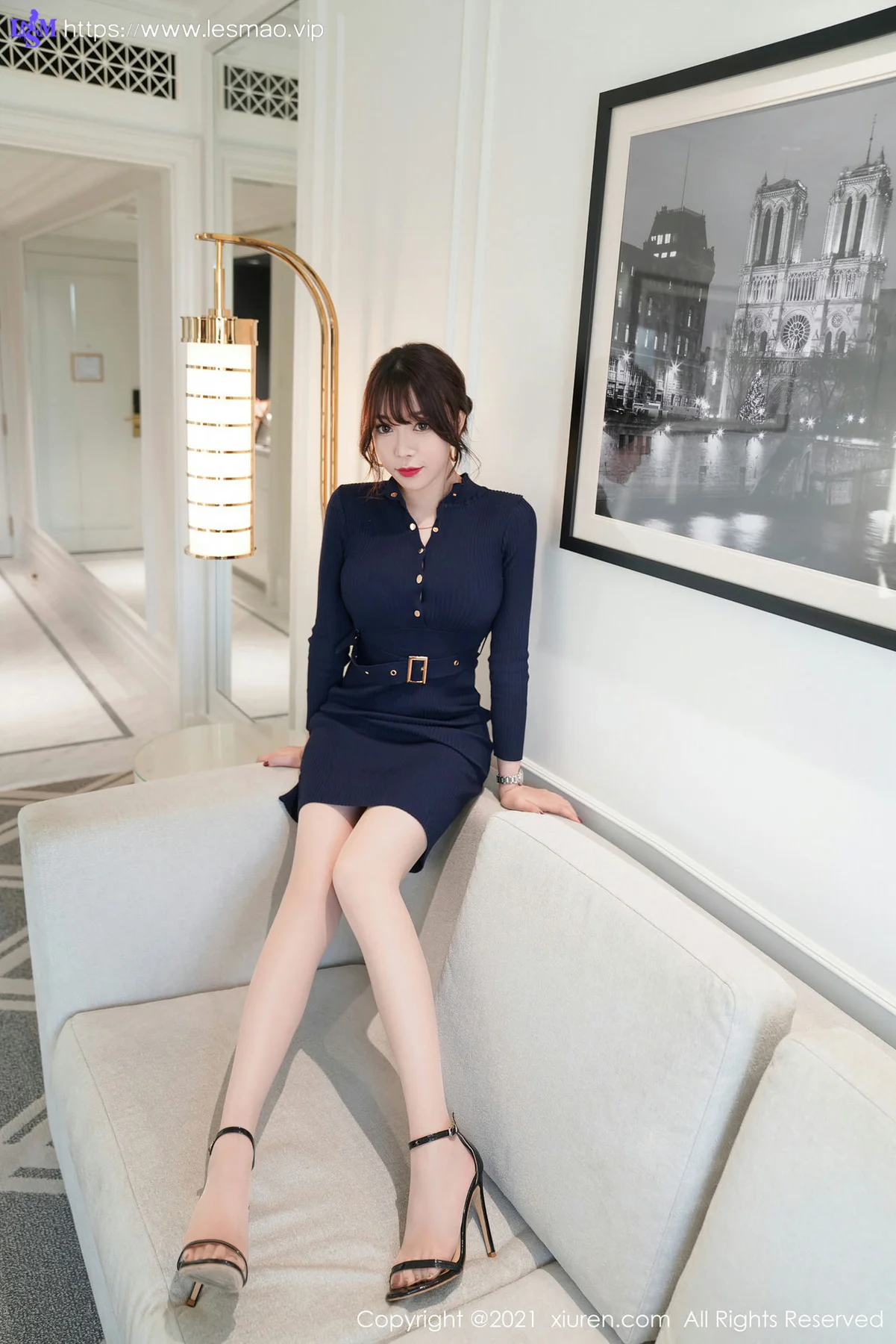 XiuRen 秀人 No.3034  地铁站狂野豹纹 芝芝booty - 49