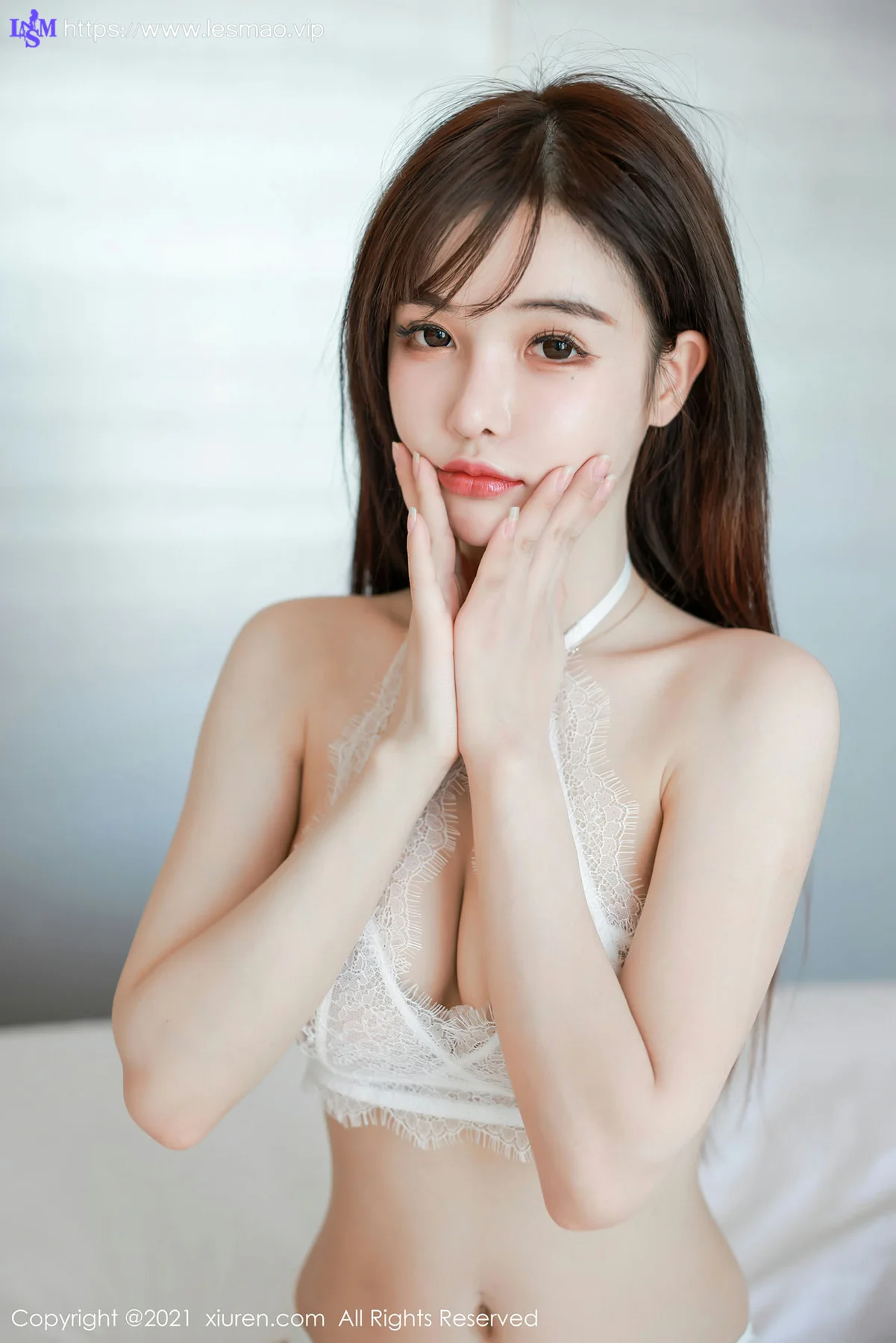 XiuRen 秀人 No.3050  南初妹妹 白色精致镂空新人 - 27